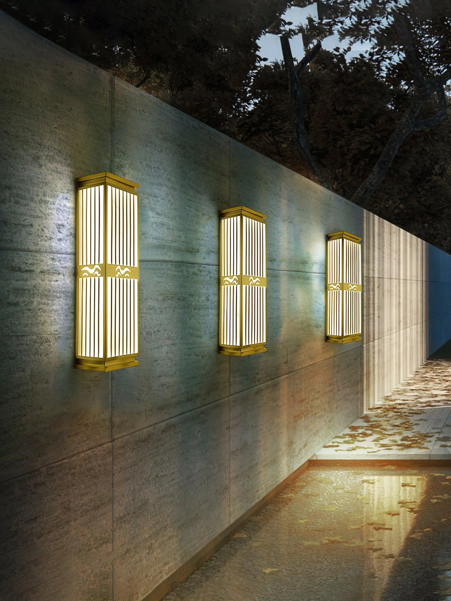 Lustra Wall Light Brass Oriental for Entryway - Image 13