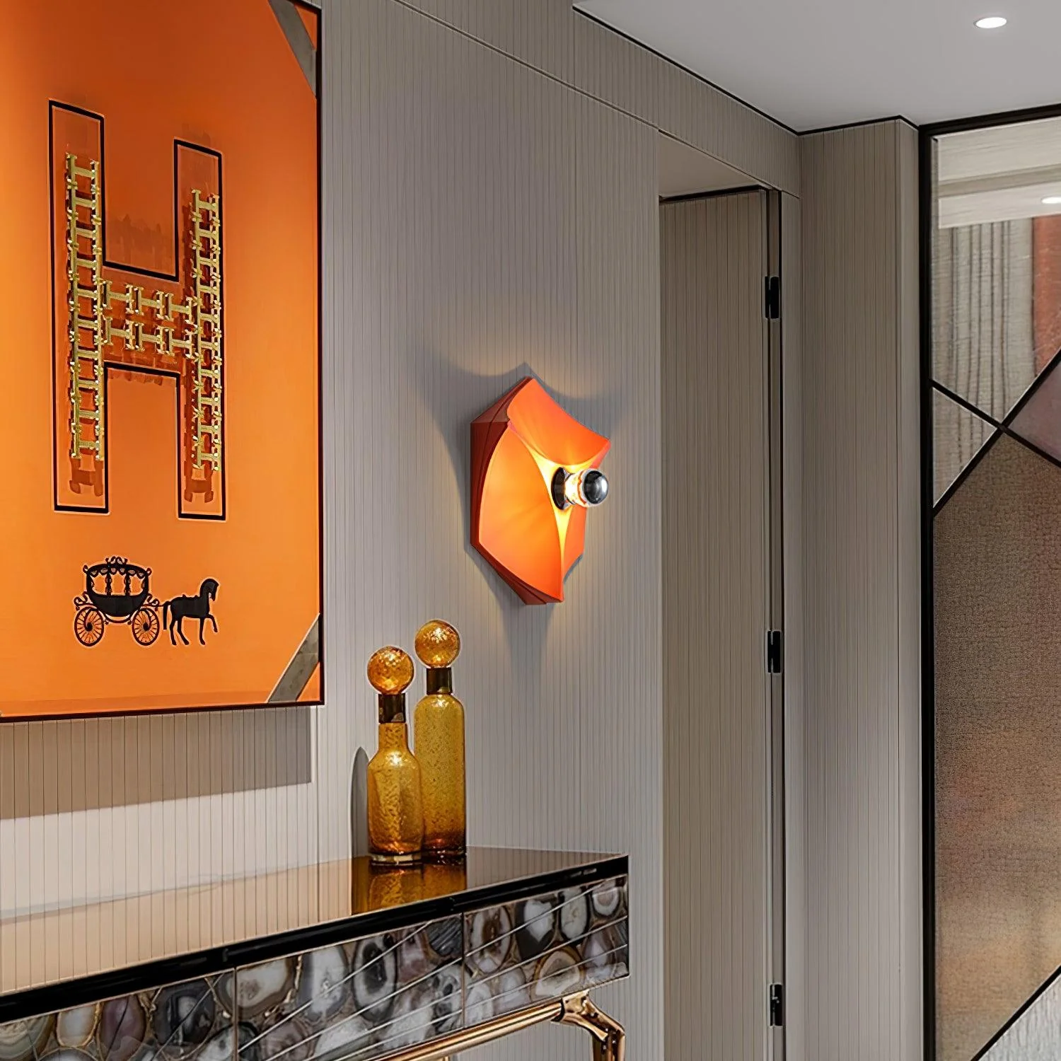 Lustra Wall Light Fabric Geometric - Image 16
