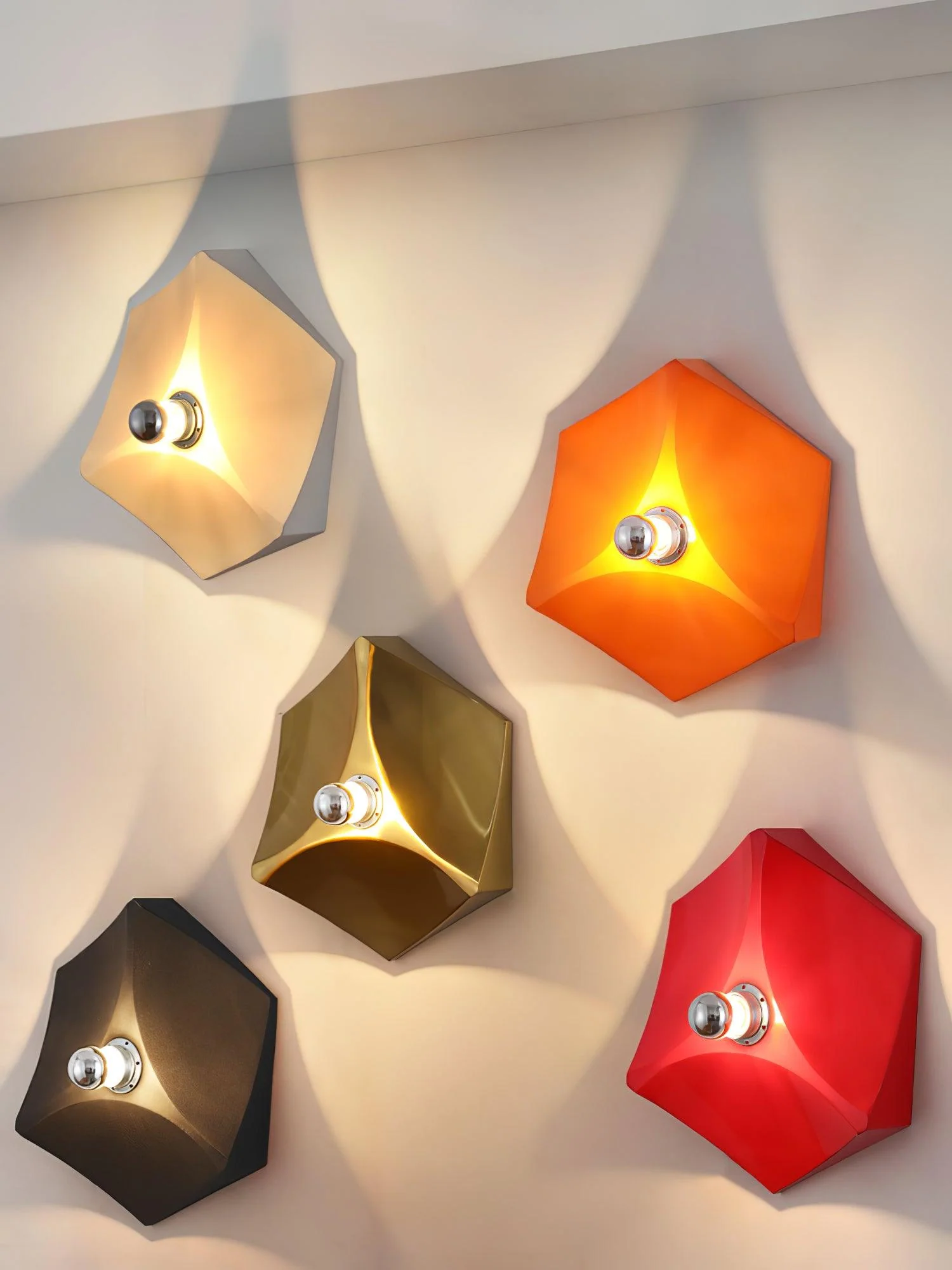 Lustra Wall Light Fabric Geometric - Image 56
