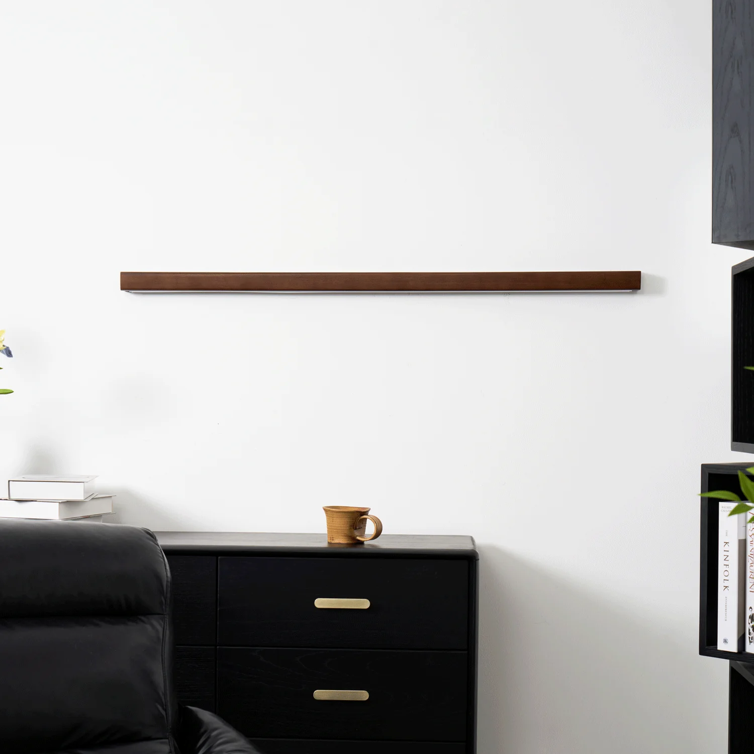 Lustra Wall Light Wood Linear Minimalist LED - Image 24