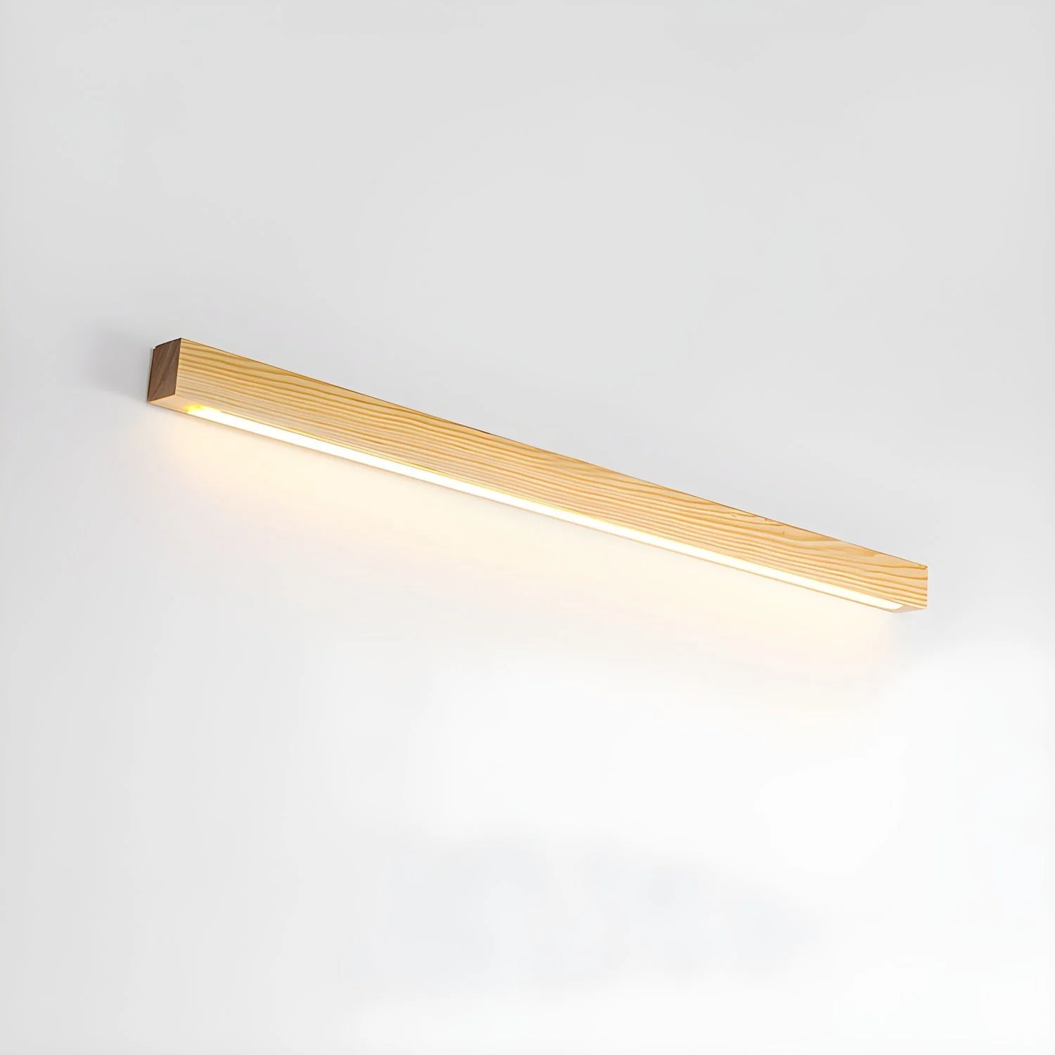 Lustra Wall Light Wood Linear Minimalist LED - Image 6