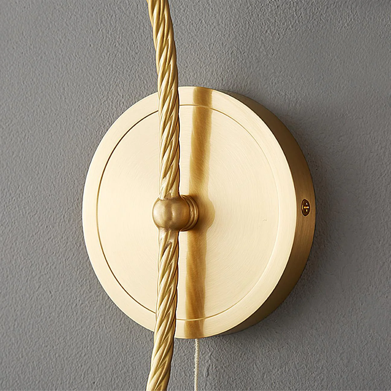 Lustra Wall Sconce Brass Gooseneck Glass - Image 8