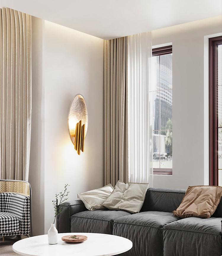 Lustra Wall Sconce Gold Black Minimalist - Image 16