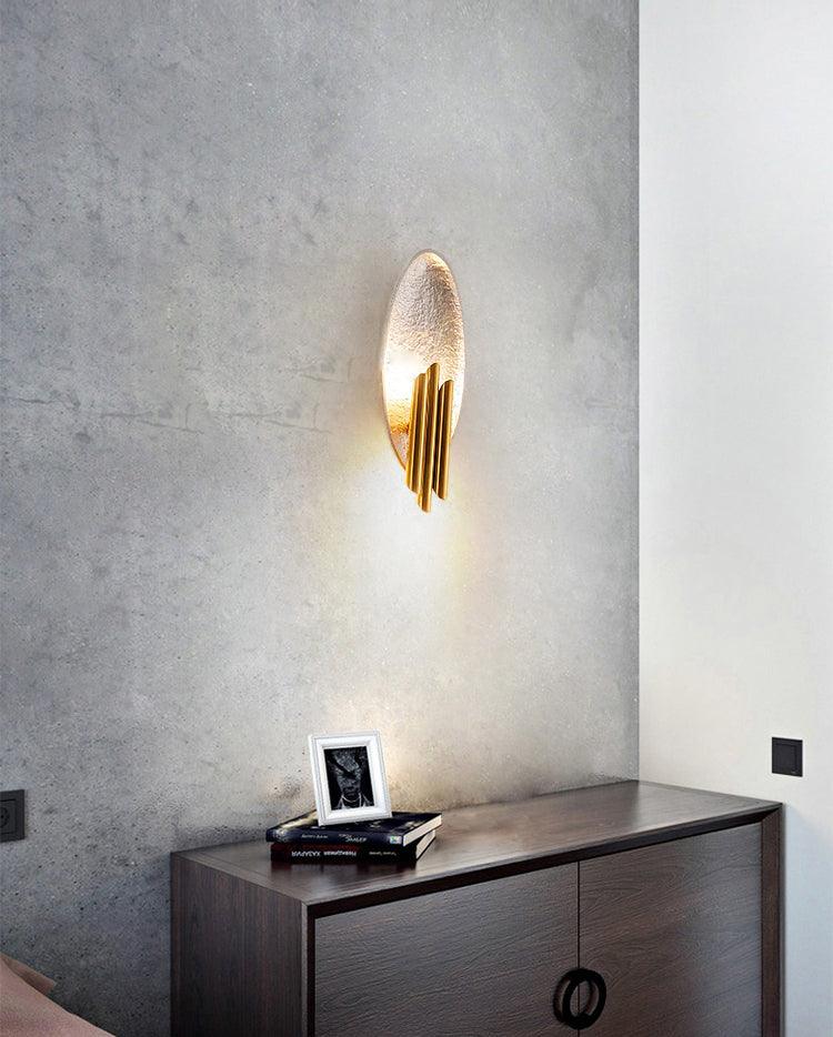 Lustra Wall Sconce Gold Black Minimalist - Image 17
