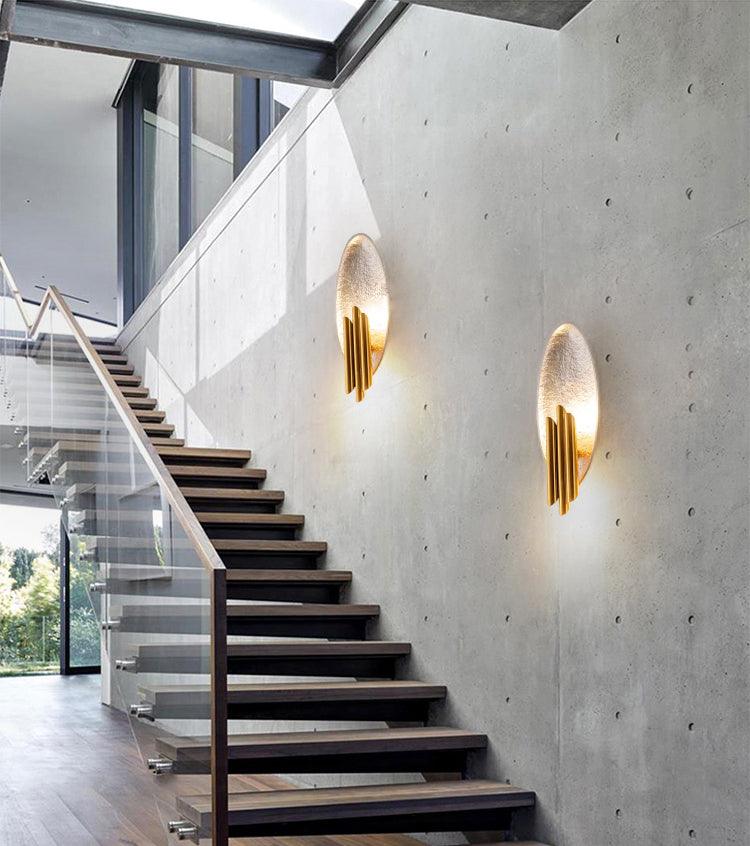 Lustra Wall Sconce Gold Black Minimalist - Image 19