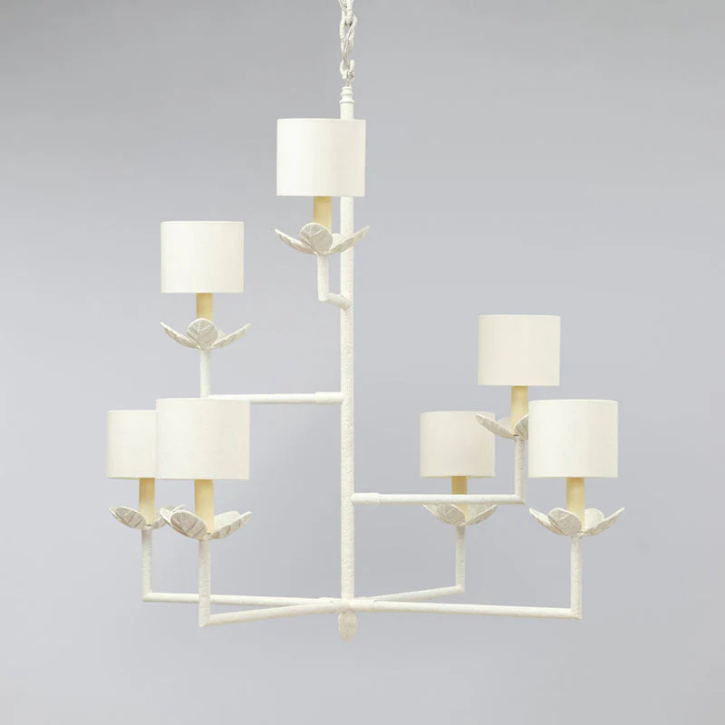 Lustre Contemporary Brass Chandelier - Image 15