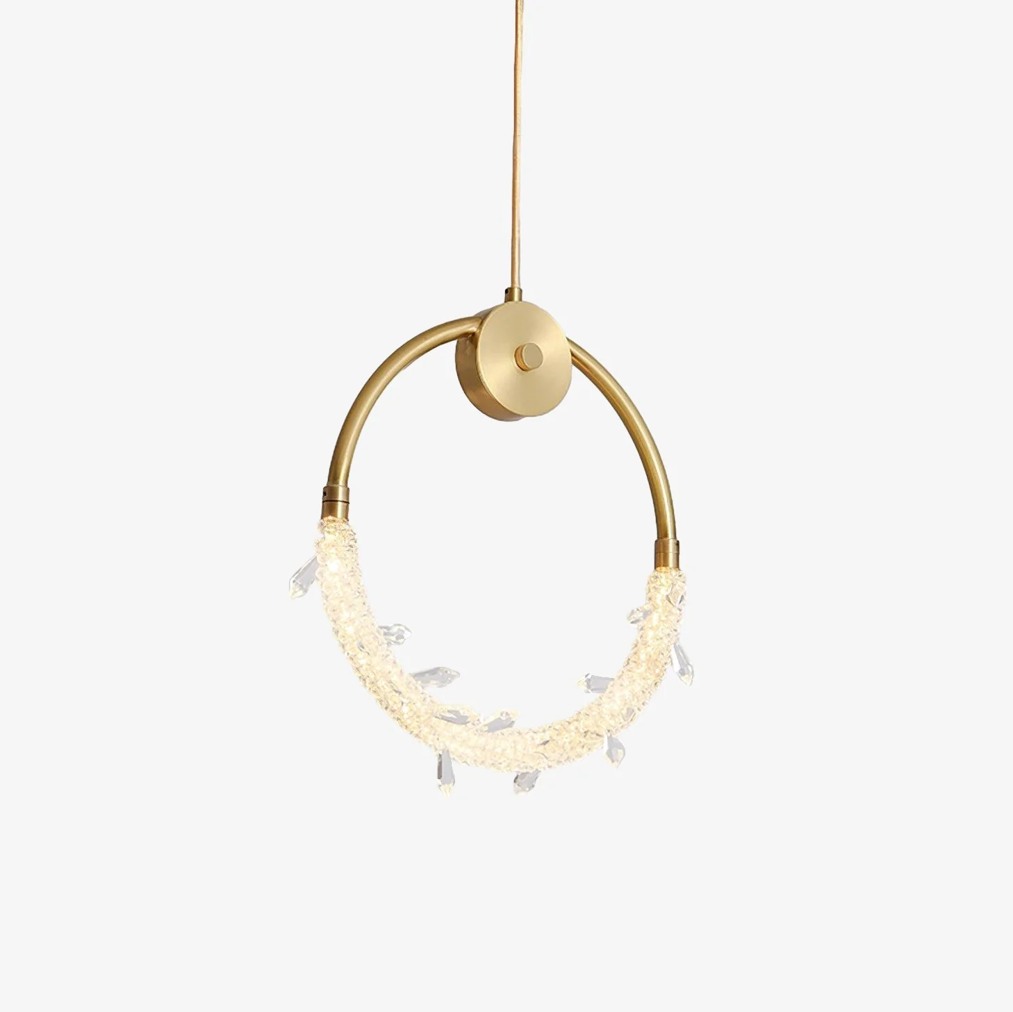 Lustre Elegant Crystal Pendant Light