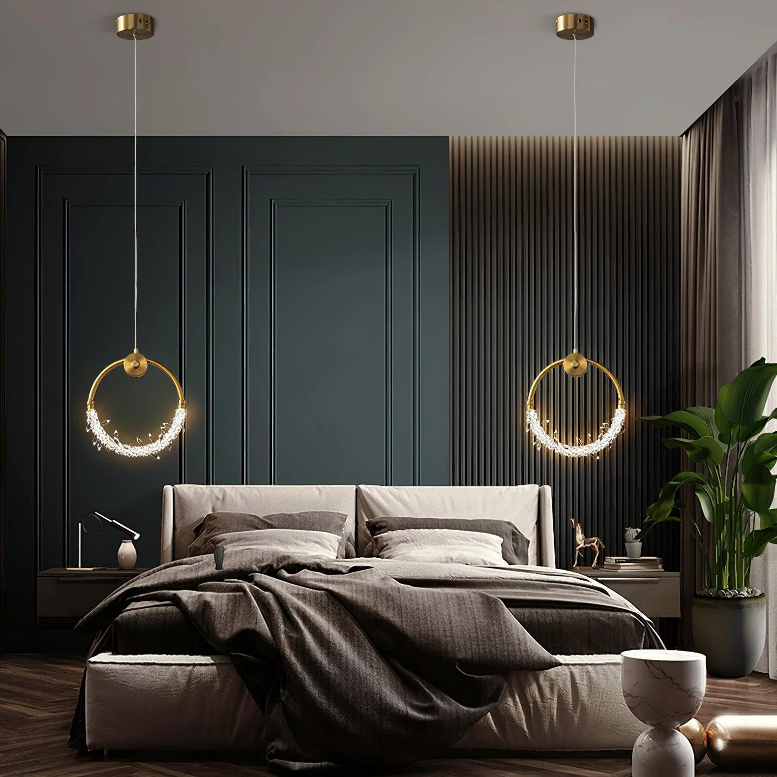Lustre Elegant Crystal Pendant Light - Image 17