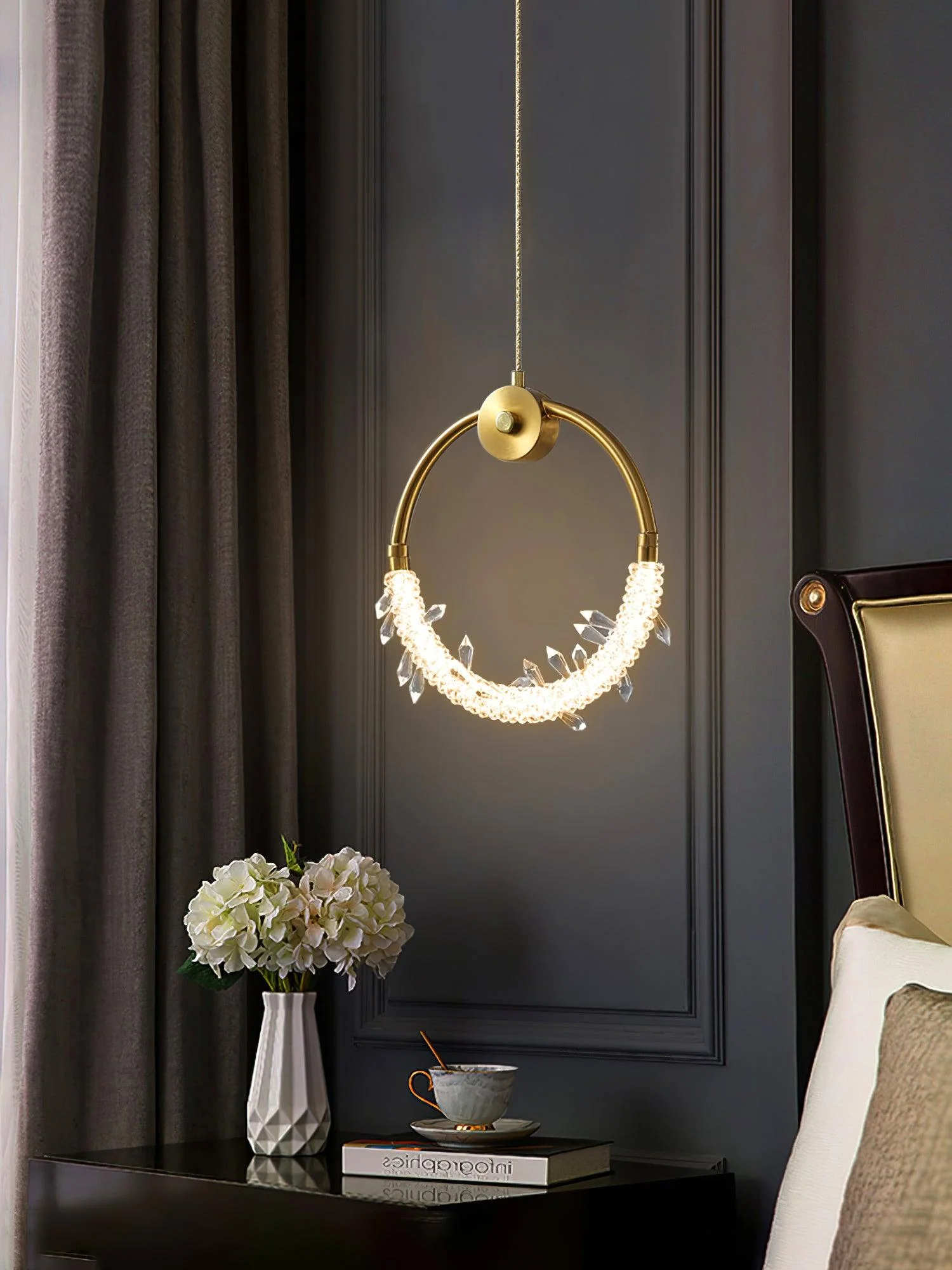 Lustre Elegant Crystal Pendant Light - Image 22