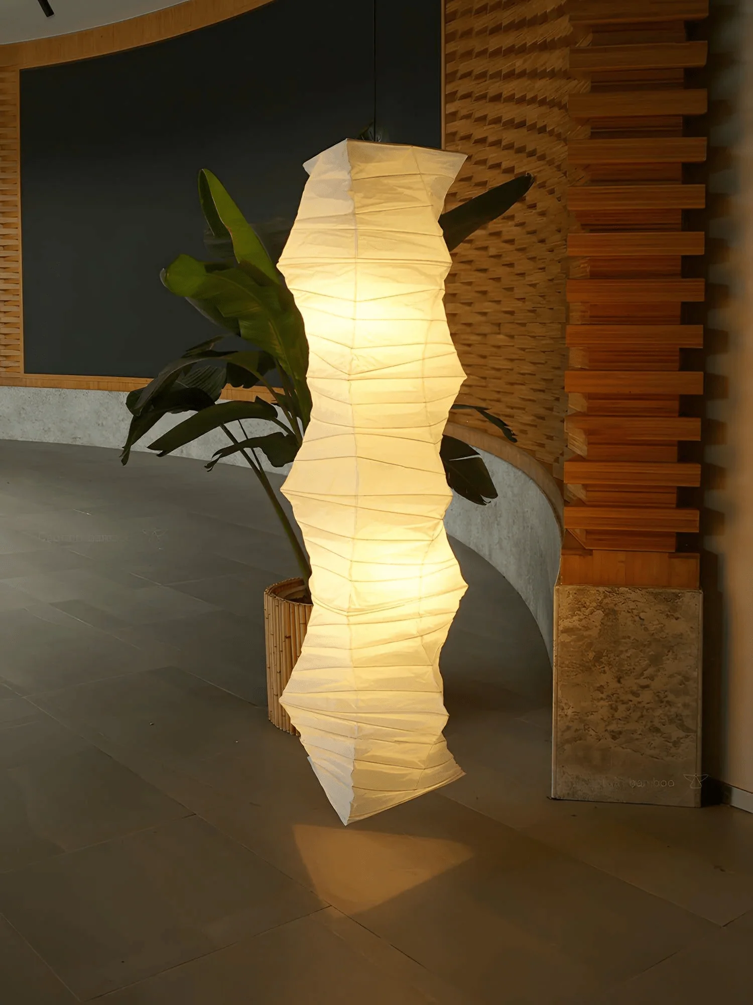 Lydia Modern Paper Pendant Light - Image 18