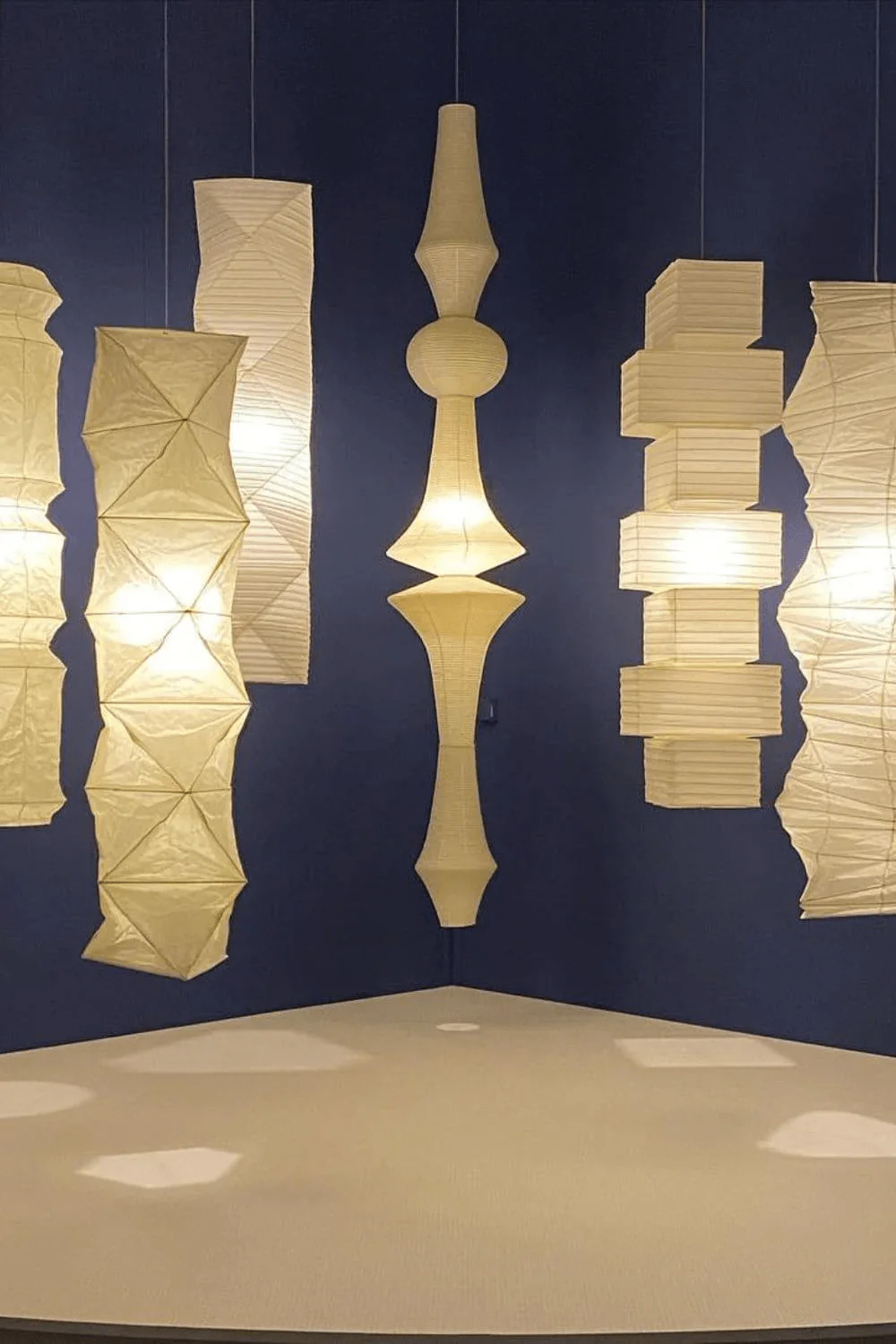 Lydia Modern Paper Pendant Light - Image 22