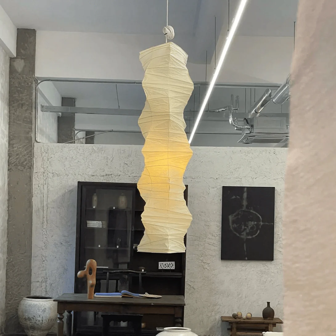 Lydia Modern Paper Pendant Light - Image 9
