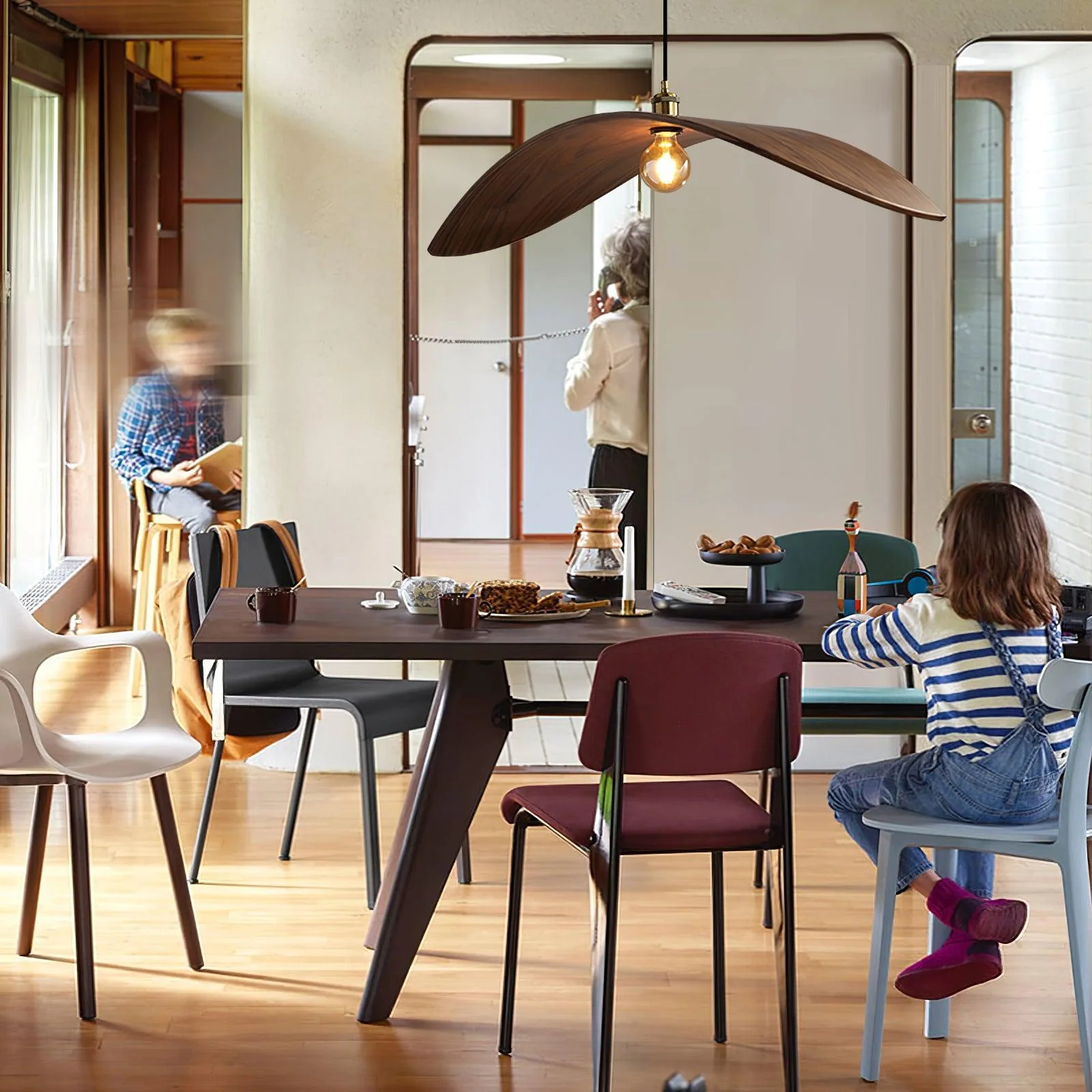 Lymiror Nordic Art Wooden Pendant Lamp - Image 12