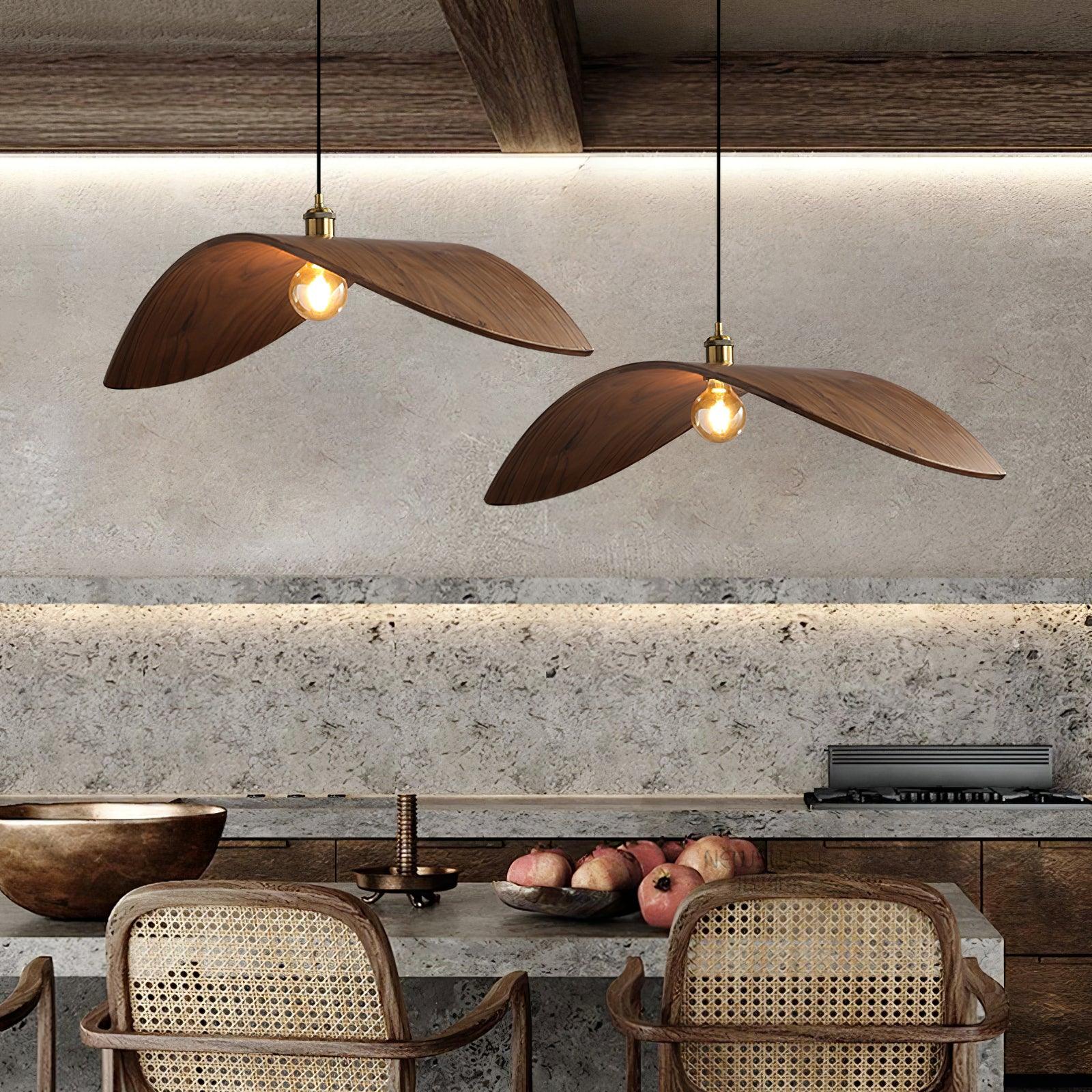 Lymiror Nordic Art Wooden Pendant Lamp - Image 22