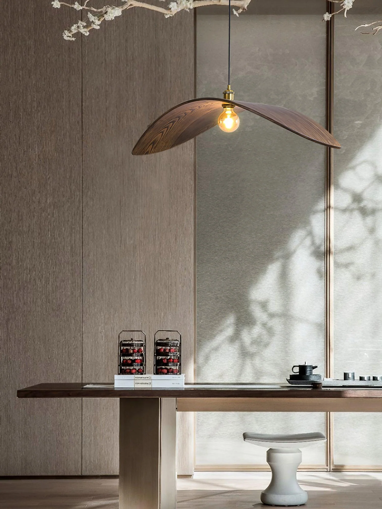 Lymiror Nordic Art Wooden Pendant Lamp - Image 8