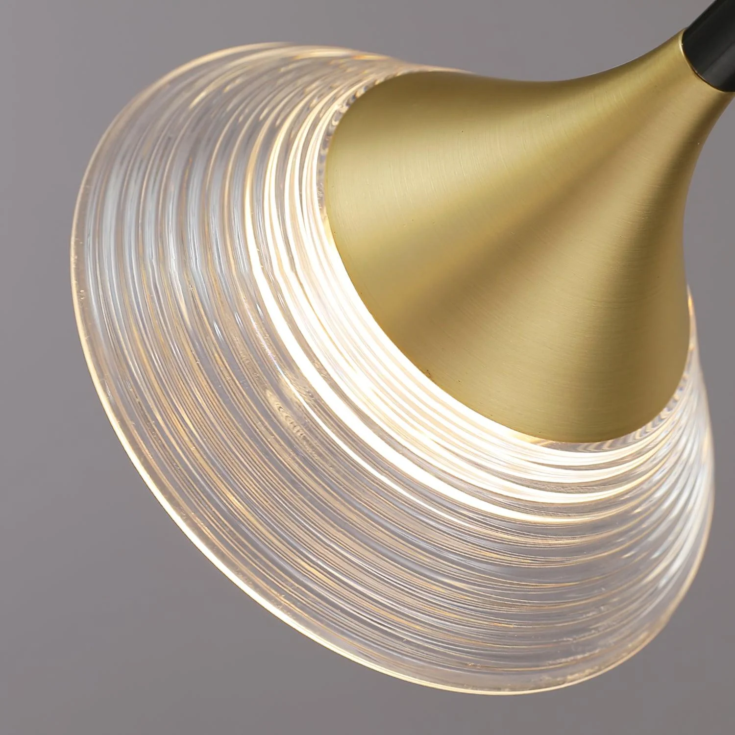 Lyra Mid Century Modern Brass Pendant Light - Image 14
