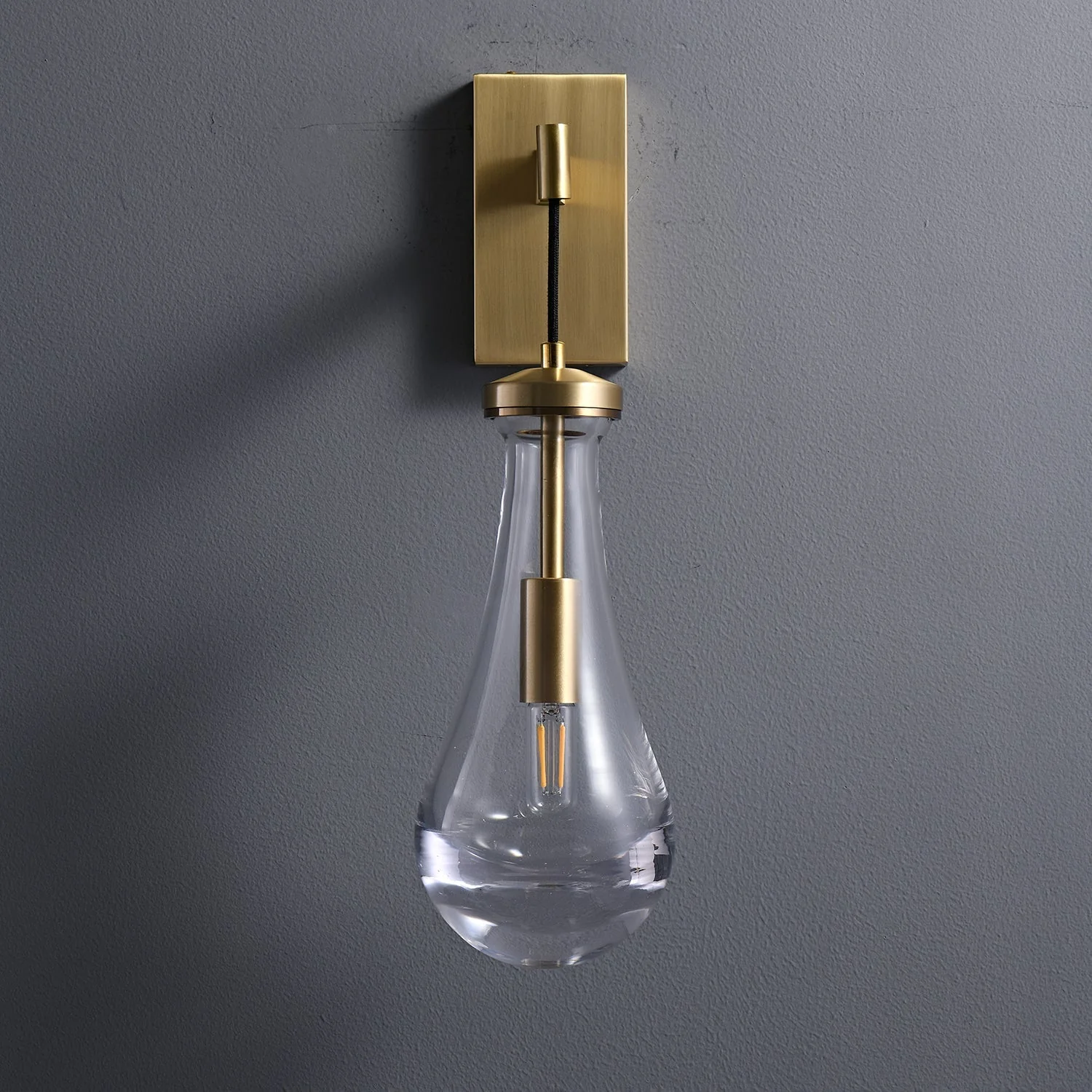 Lyshaos Modern Minimalist Brass Glass Wall Lamp - Image 14