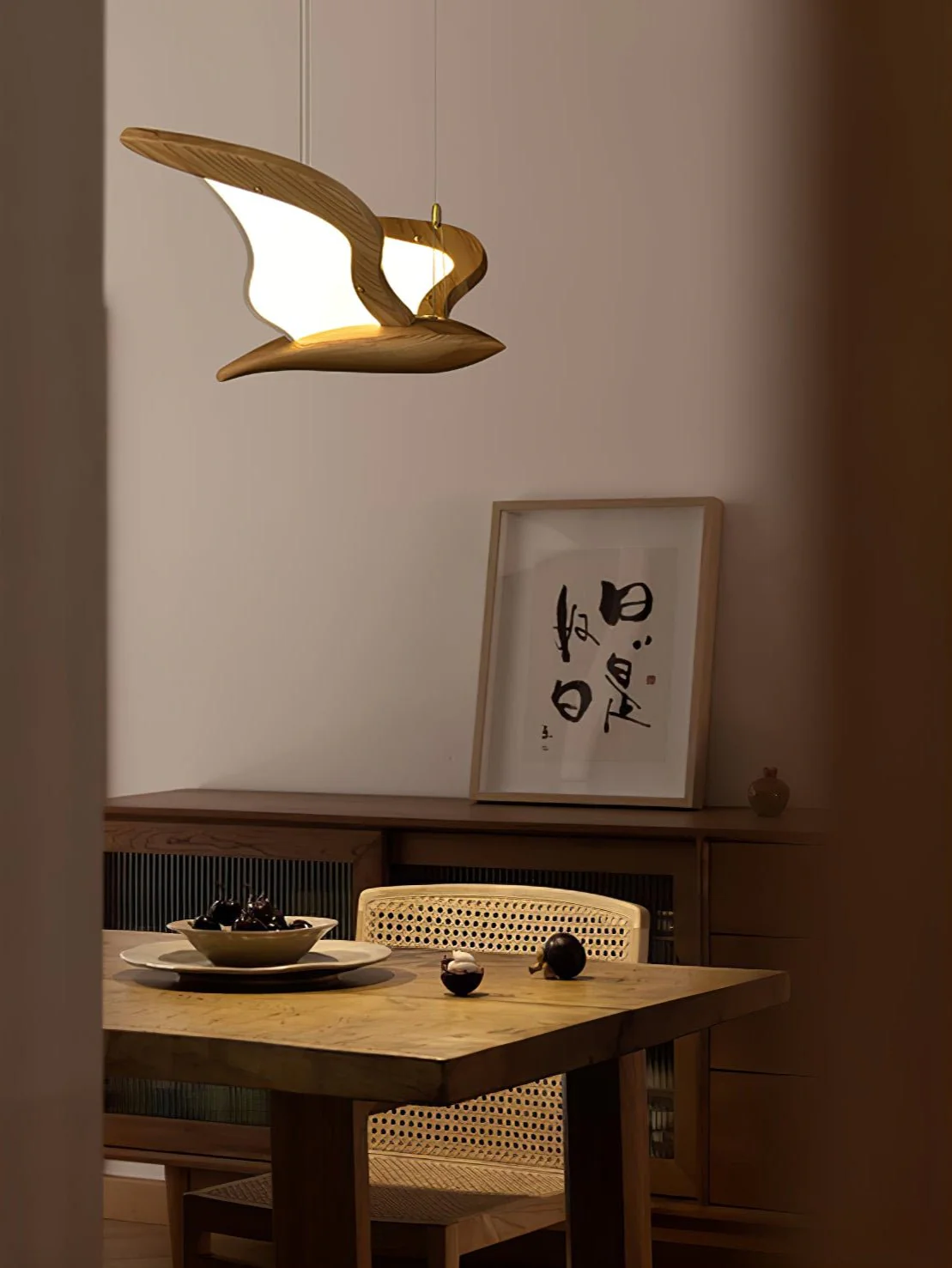 Lyvynia Organic Wood Pendant Light - Image 32