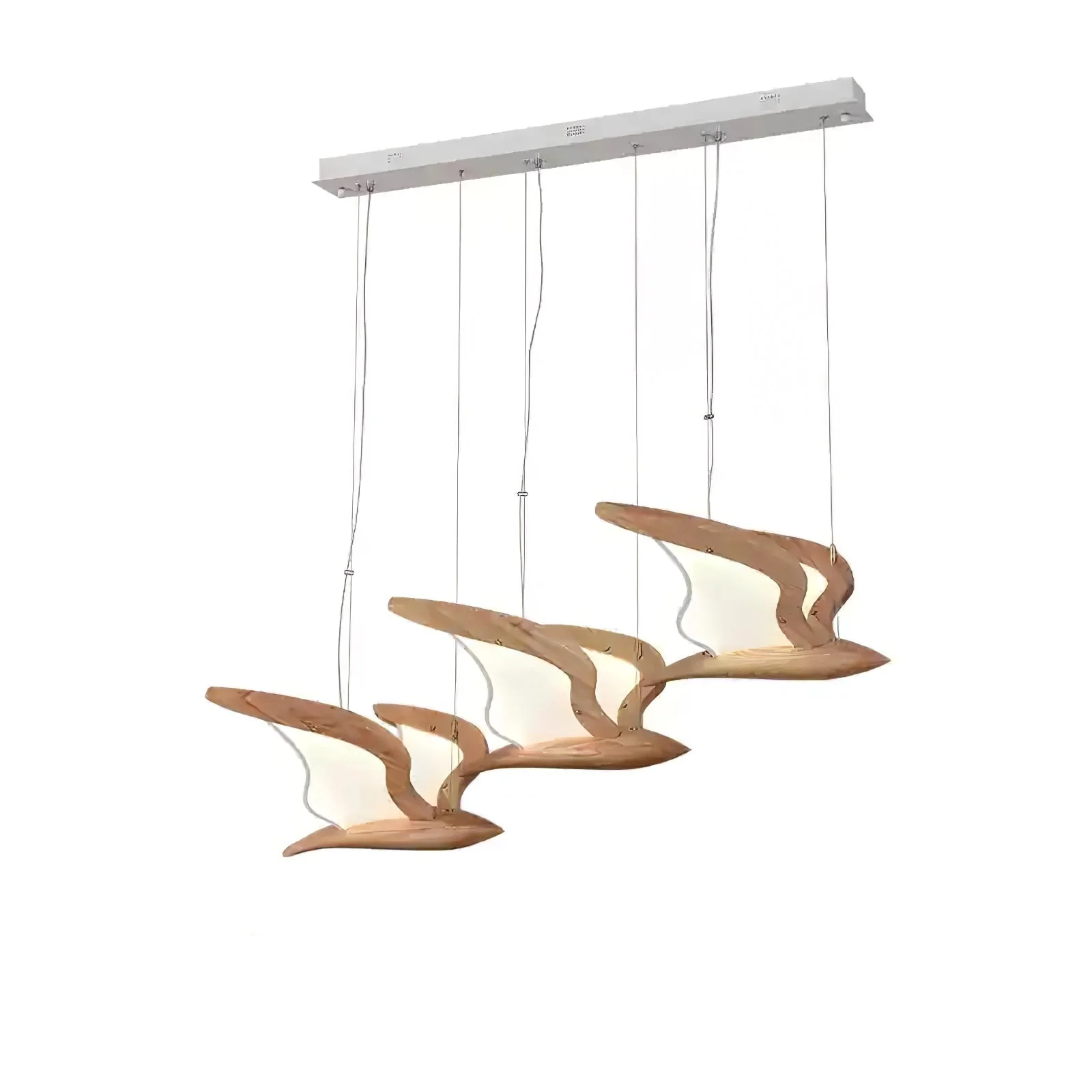 Lyvynia Organic Wood Pendant Light - Image 37