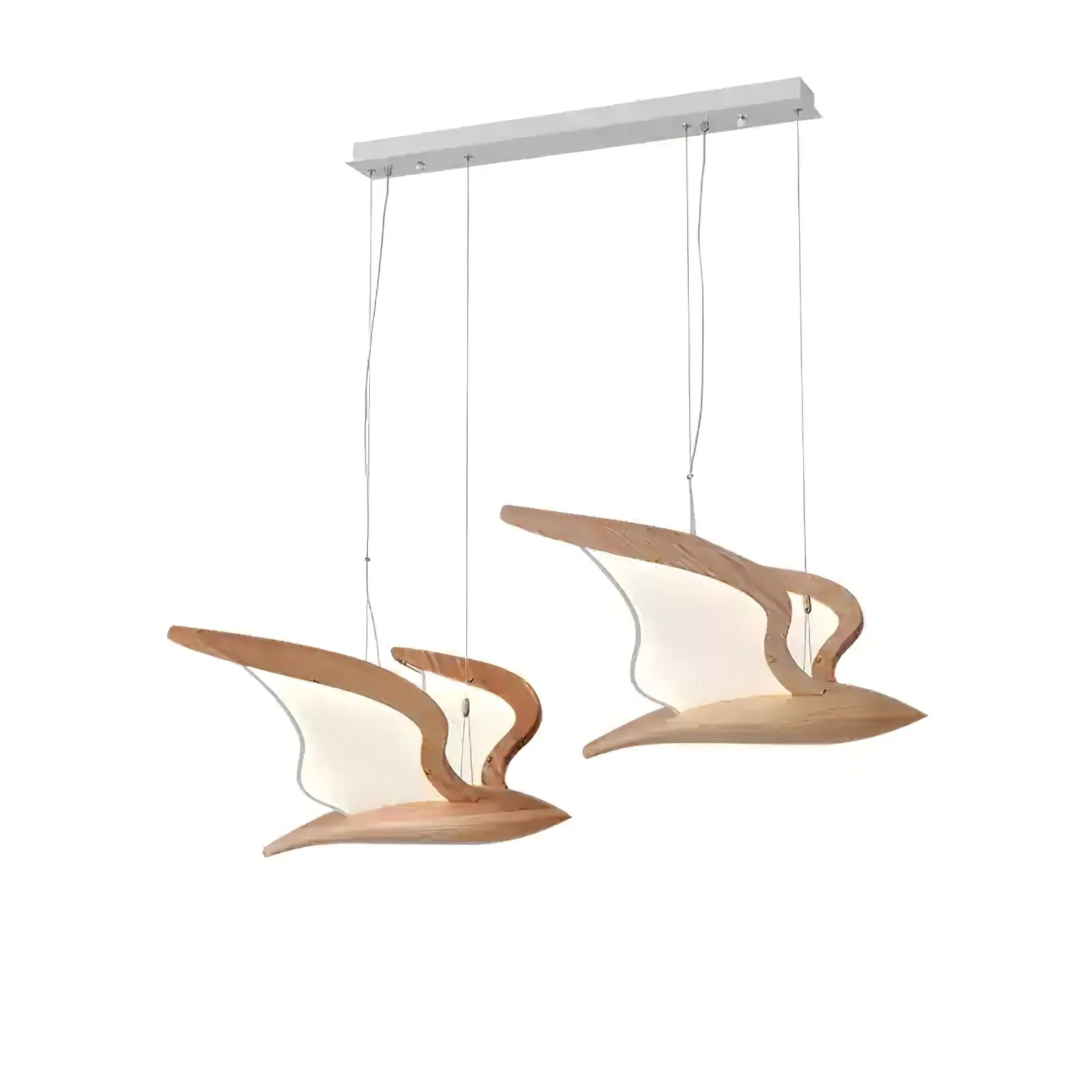 Lyvynia Organic Wood Pendant Light - Image 38
