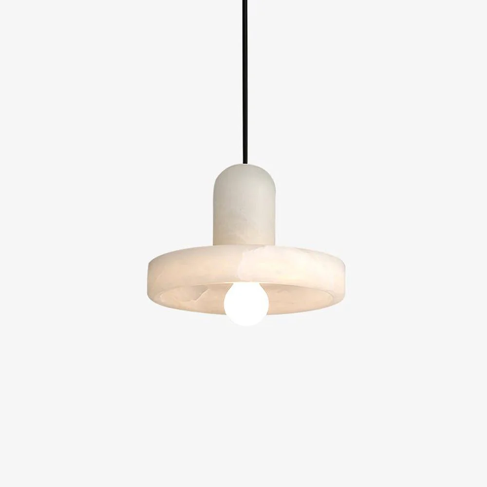 Lyvynos Stacked Alabaster Pendant Light - Image 19