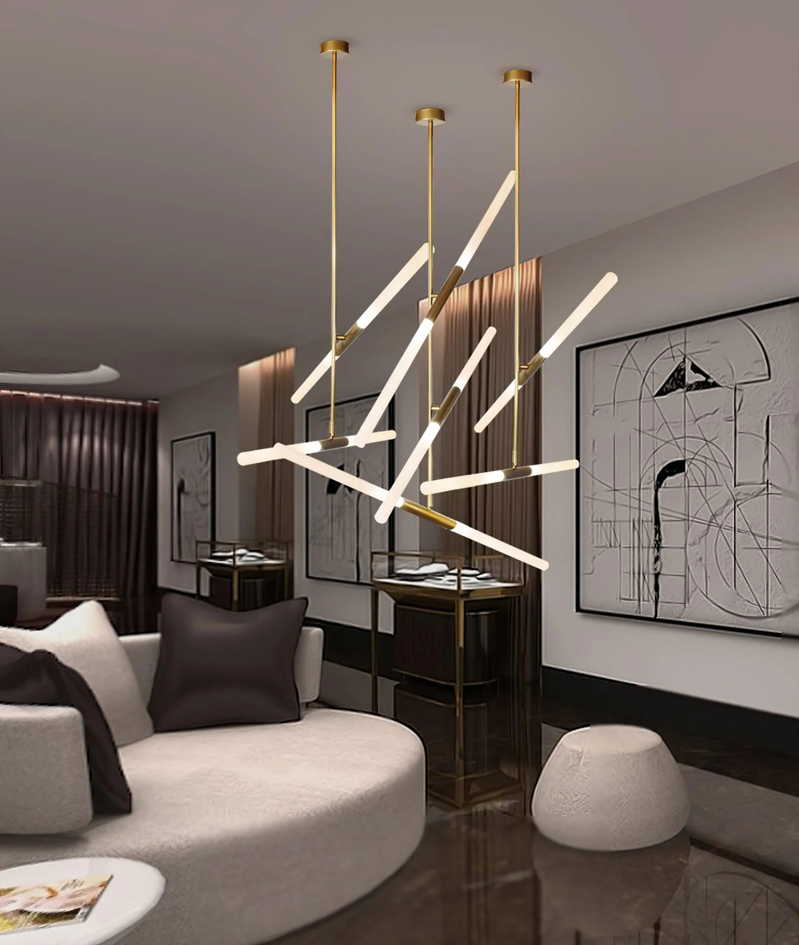 Mabel Linear Modern Pendant Light - Image 41