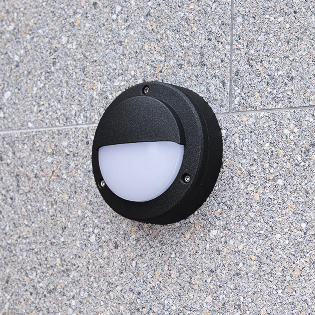 Maddox Round Minimalist Outdoor Wall Sconce - Image 8