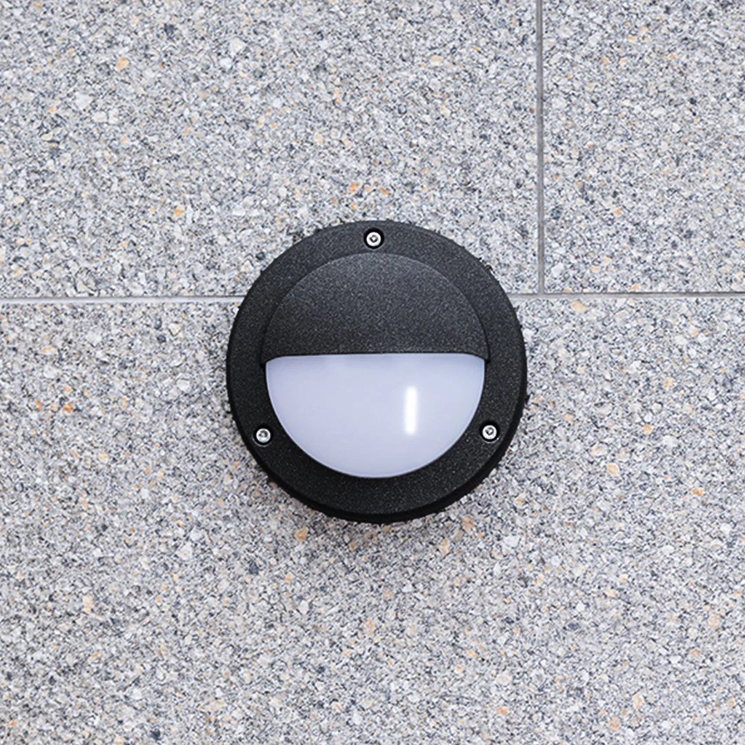 Maddox Round Minimalist Outdoor Wall Sconce - Image 9