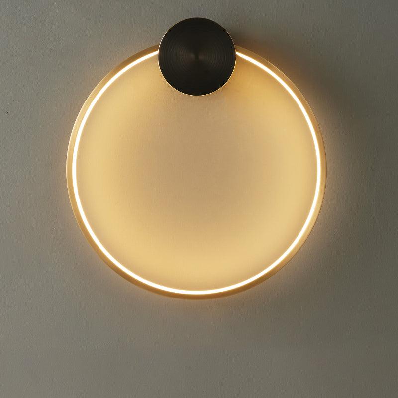 Maisie Wall Light Modern Minimalist Ring Shaped LED Brass - Image 62
