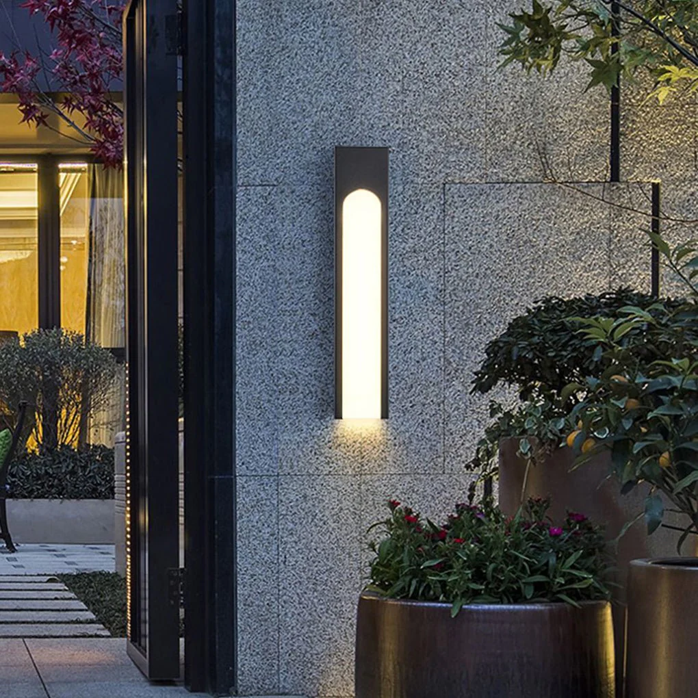Marie Arched Trapezoid Modern Outdoor Wall Lights - Image 4