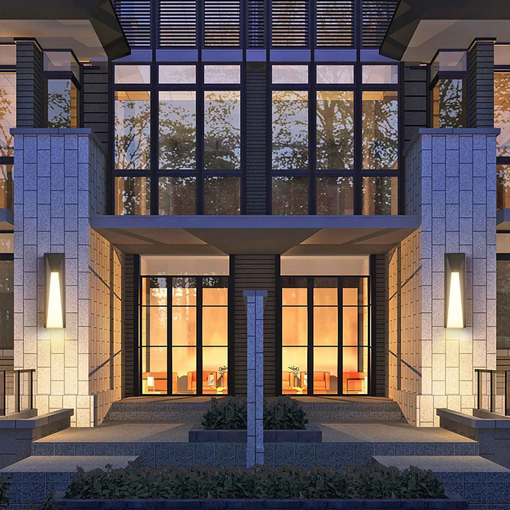 Marie Arched Trapezoid Modern Outdoor Wall Lights - Image 6