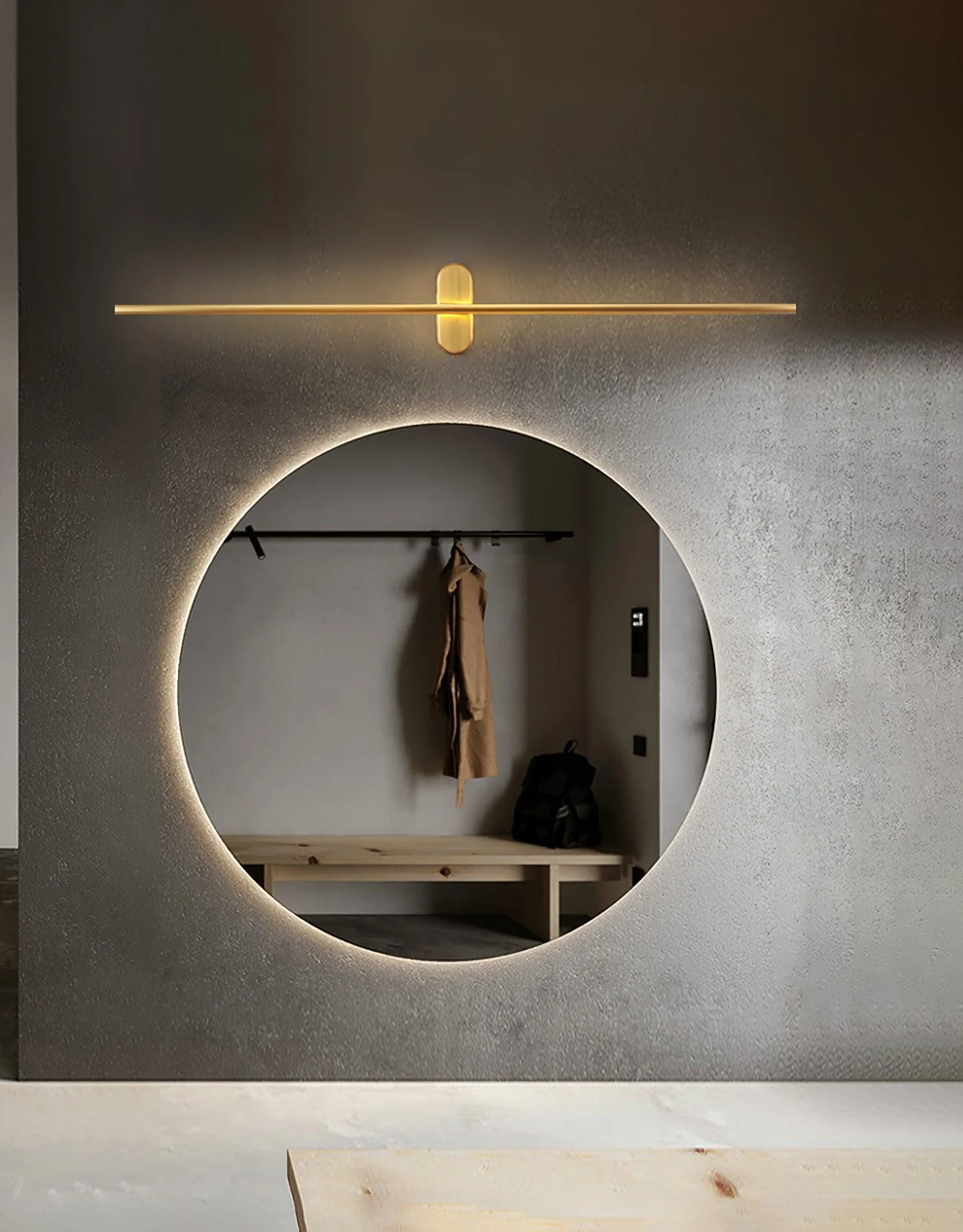 Marissa Stick Shaped Brass Sconce Wall lamp - Image 17