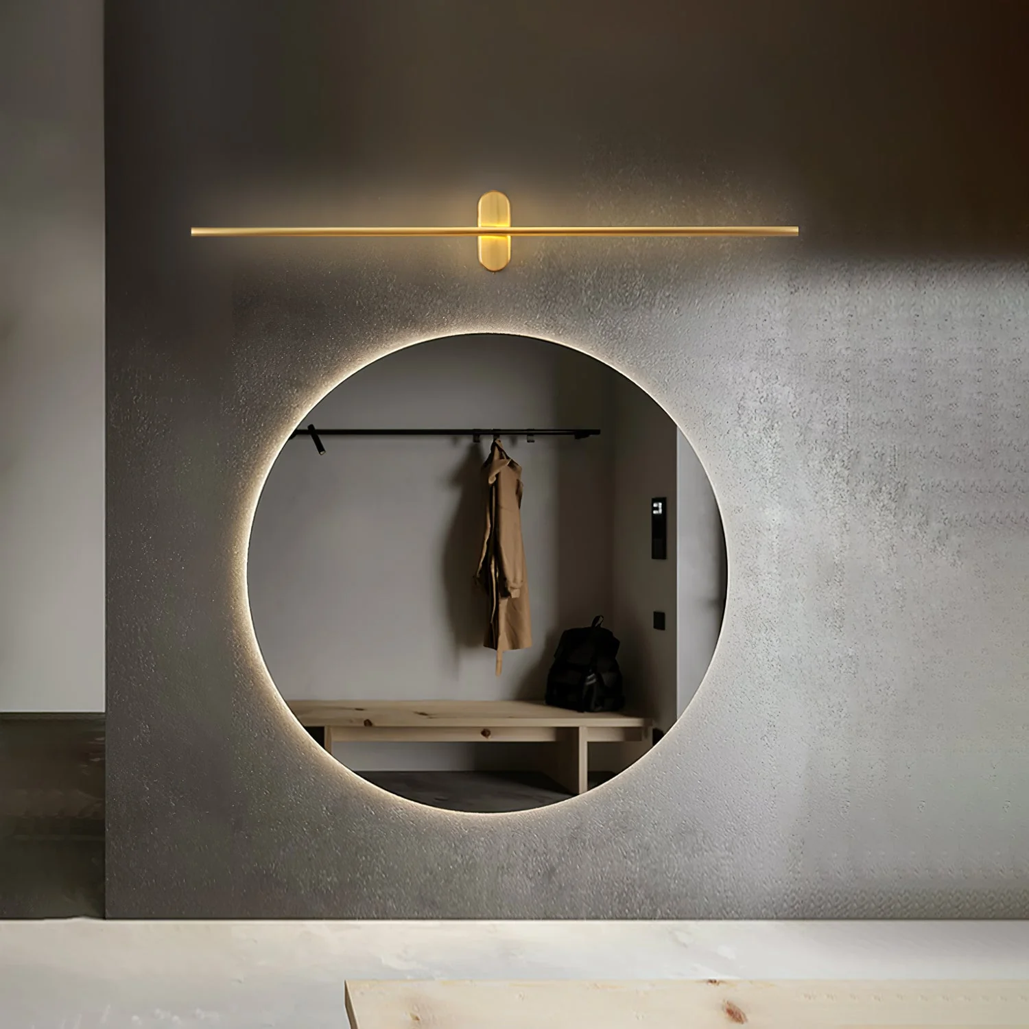 Marissa Stick Shaped Brass Sconce Wall lamp - Image 30