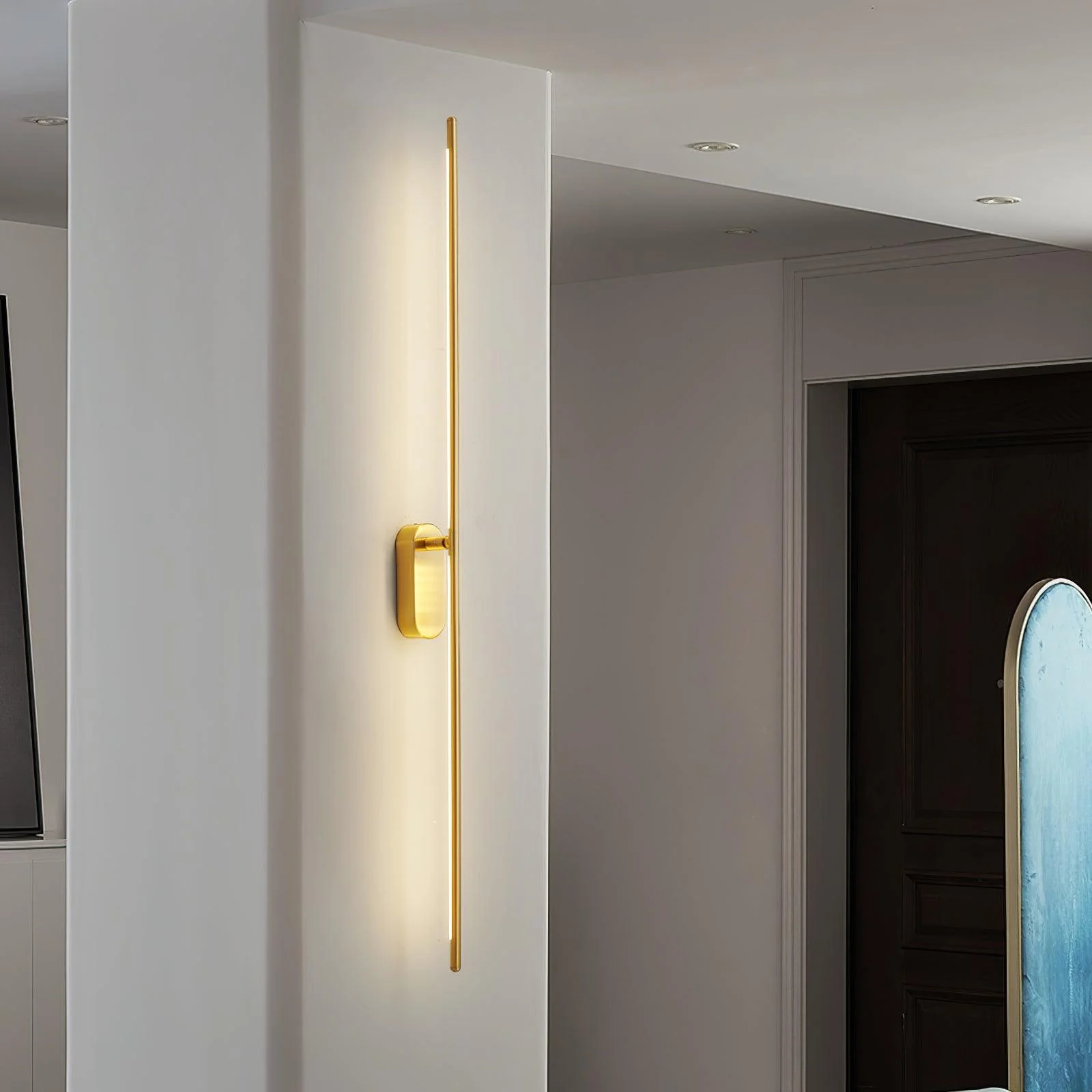 Marissa Stick Shaped Brass Sconce Wall lamp - Image 40