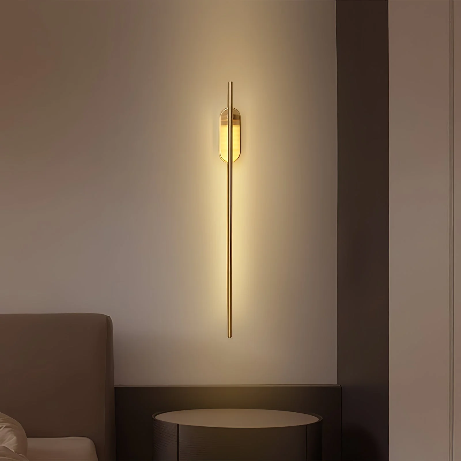 Marissa Stick Shaped Brass Sconce Wall lamp - Image 61
