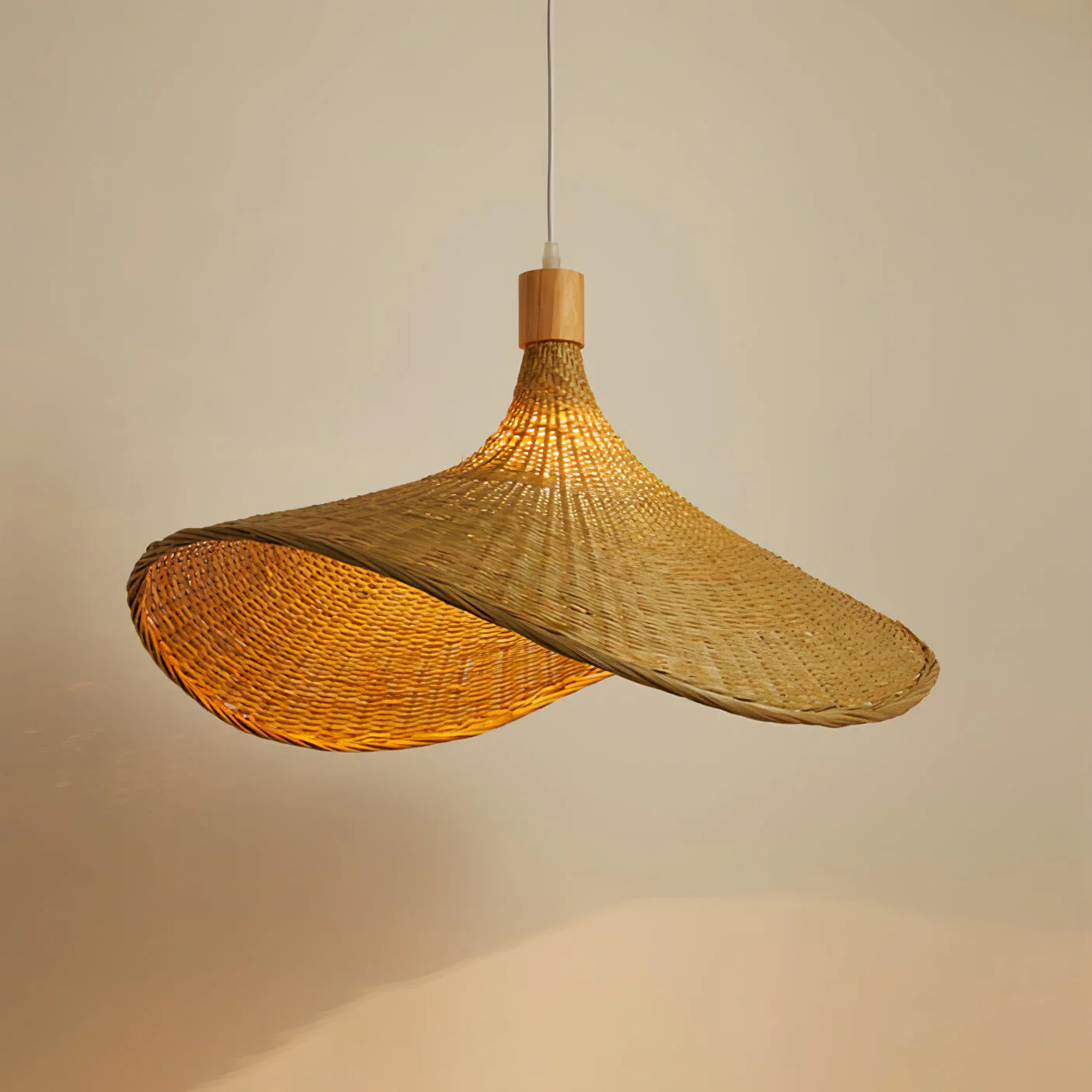 Marona Rattan Vintage Pendant Light - Image 34