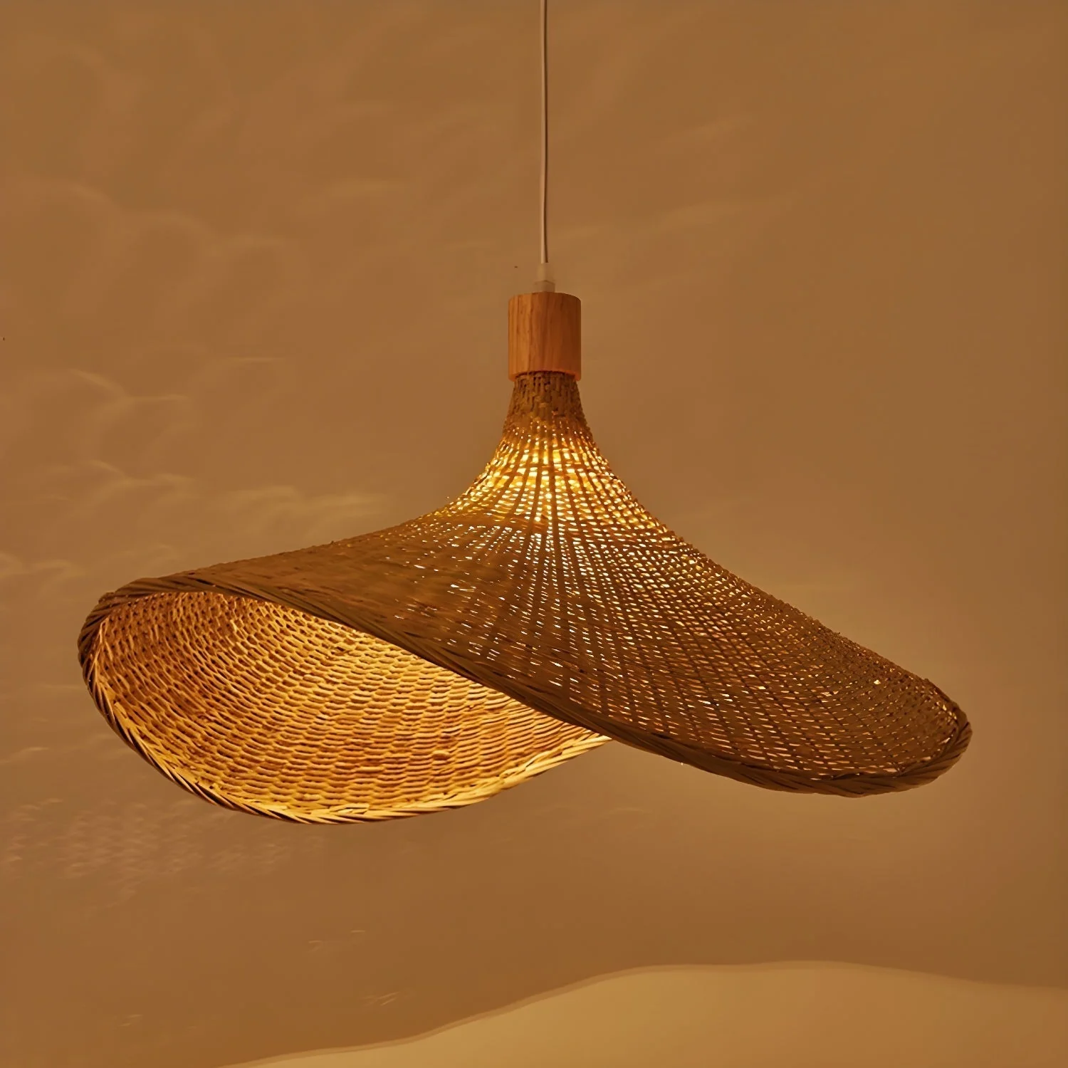 Marona Rattan Vintage Pendant Light - Image 6