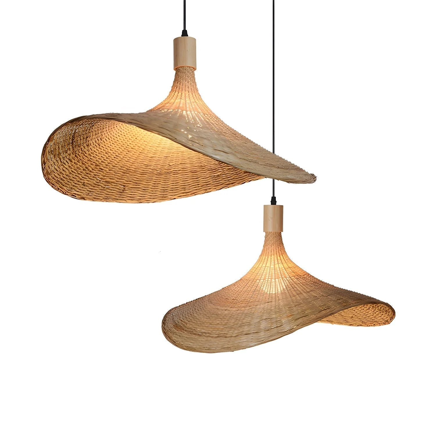 Marona Rattan Vintage Pendant Light - Image 8