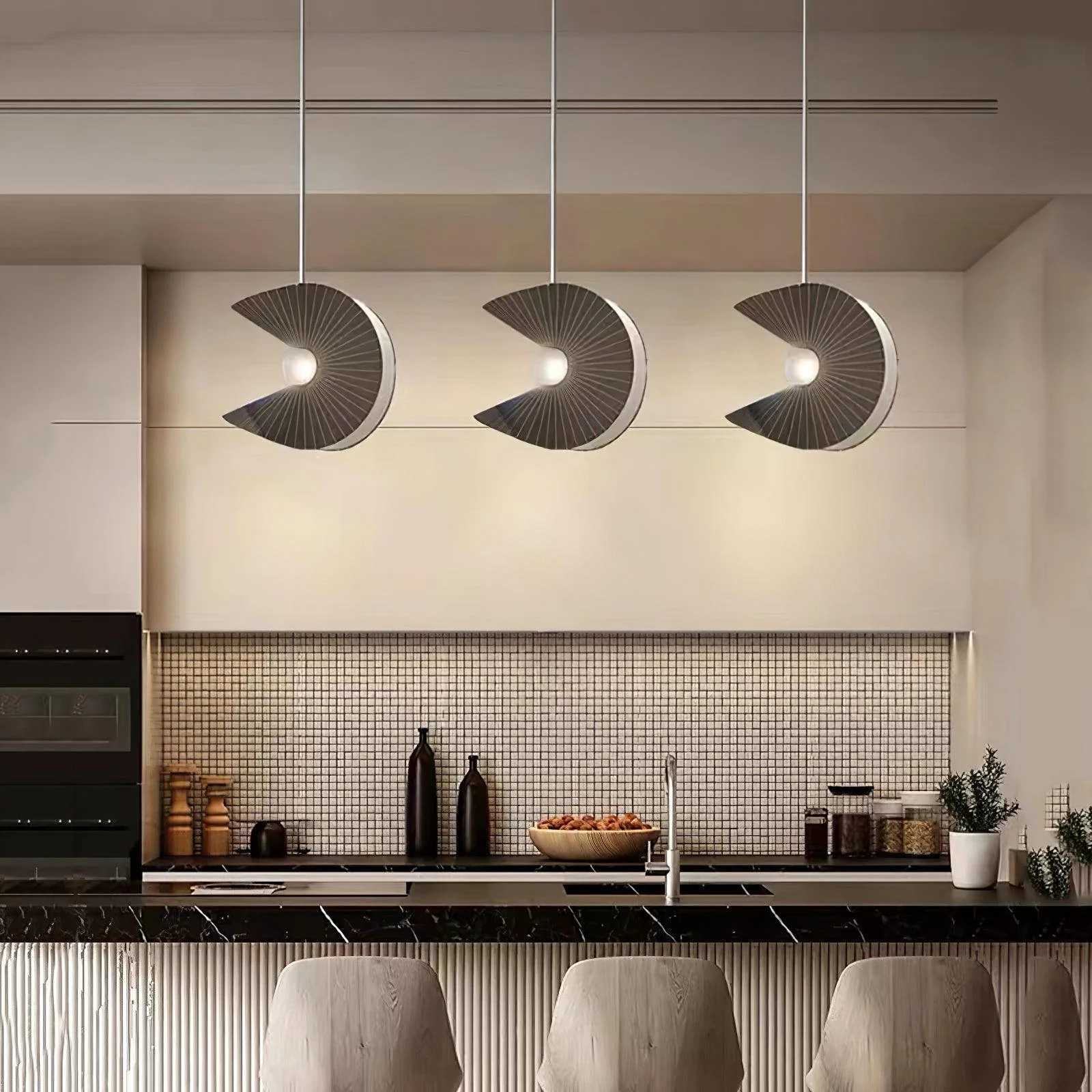 Mavira Fabric Pendant Light - Image 3