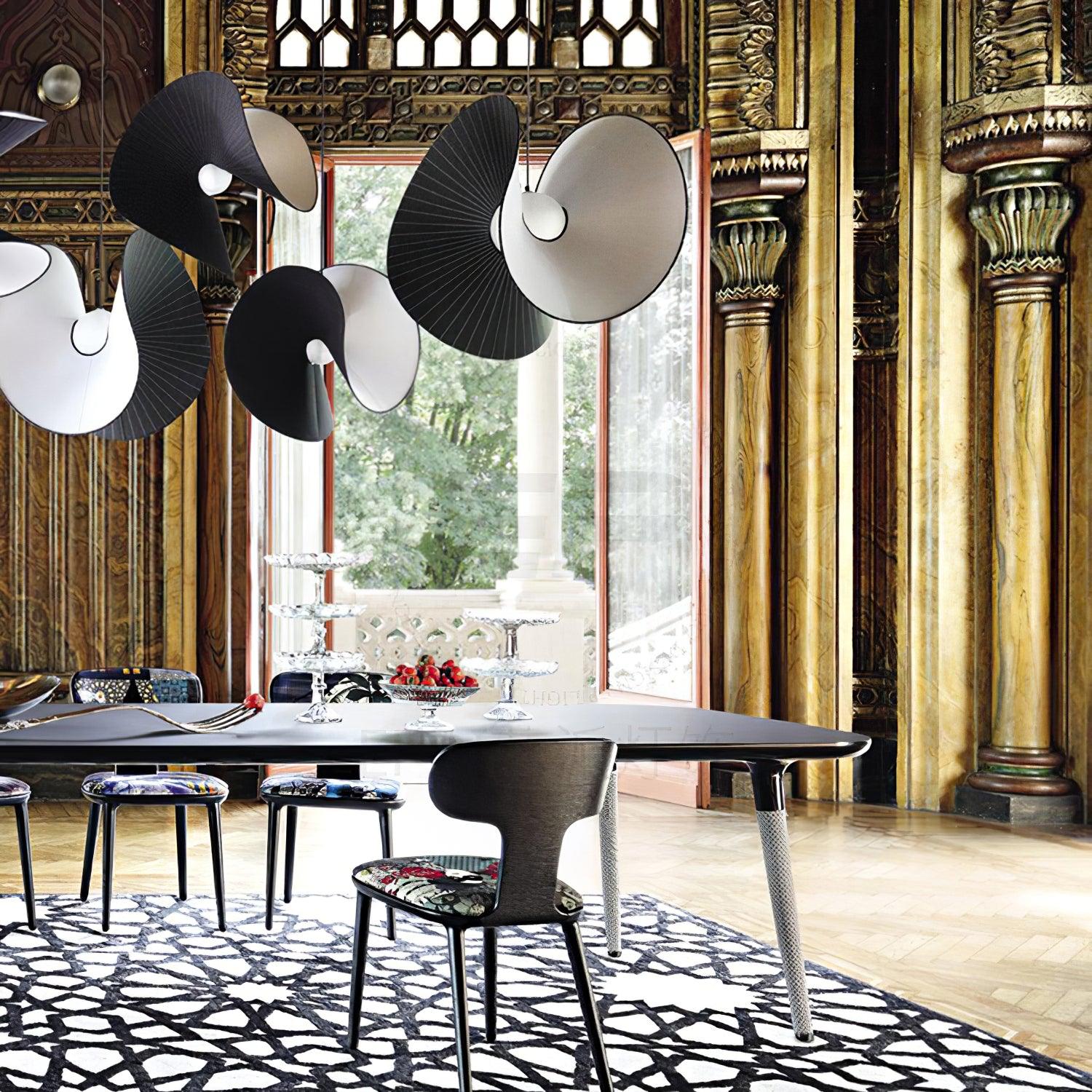 Mavira Fabric Pendant Light - Image 4