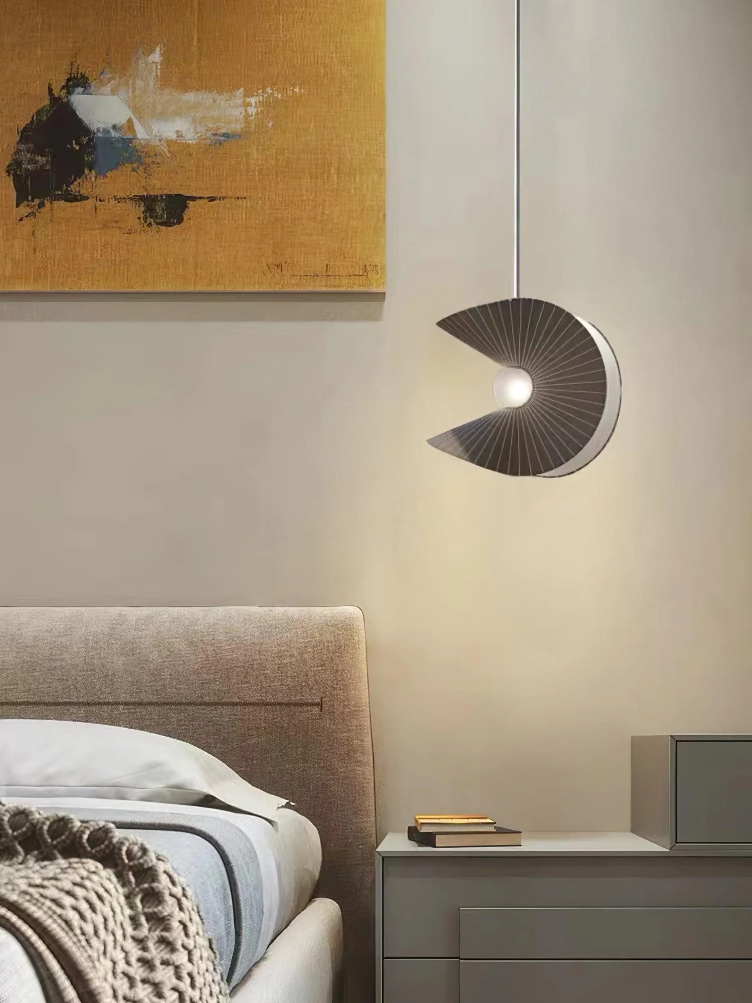 Mavira Fabric Pendant Light - Image 9