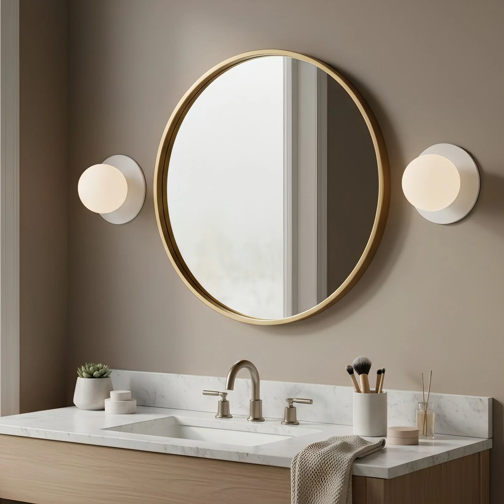 Mayer Modern Glass Wall Light - Image 5