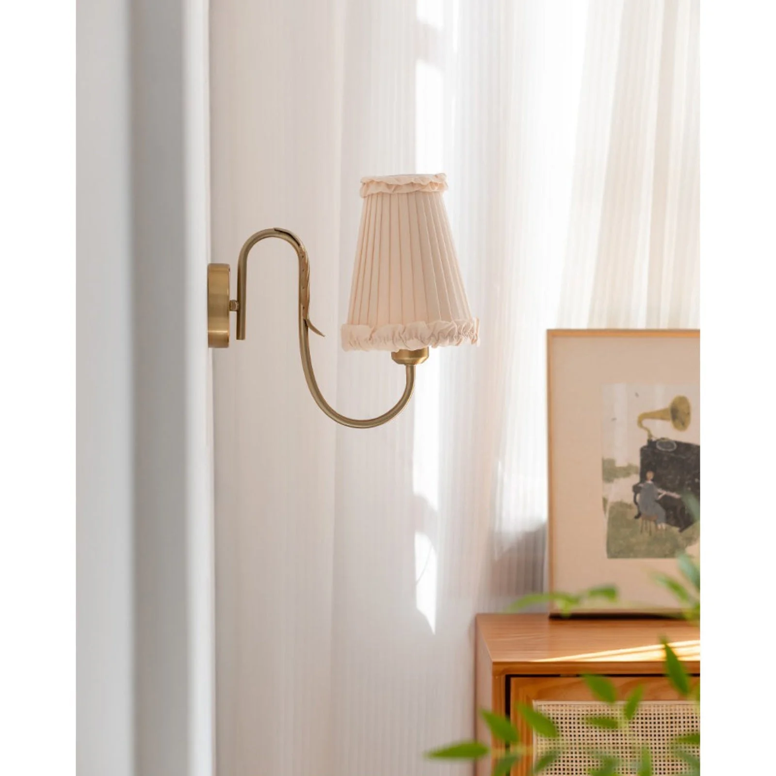 Mcveigh Contemporary Fabric Wall Lamp - Image 19
