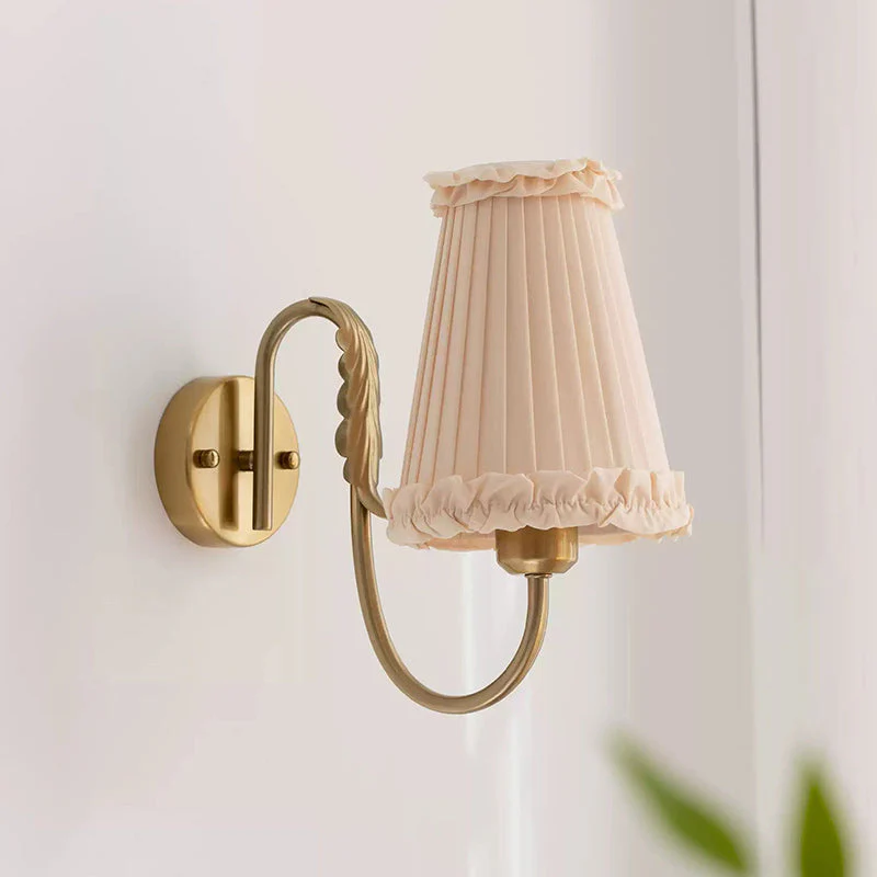 Mcveigh Contemporary Fabric Wall Lamp - Image 3