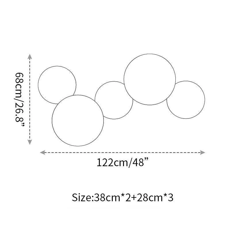 Megan Geometric Disc Wall Lamp - Image 111