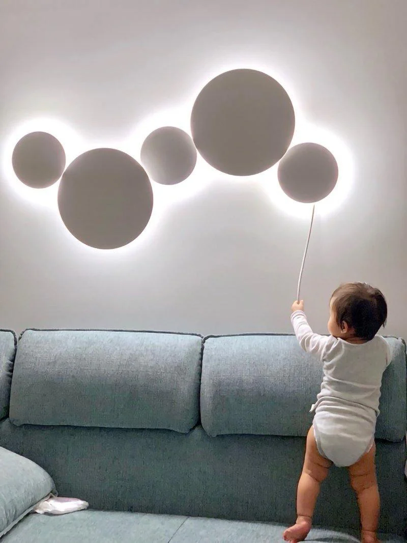 Megan Geometric Disc Wall Lamp - Image 59