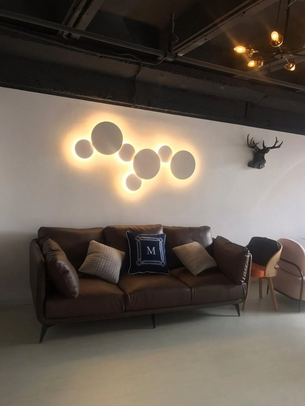 Megan Geometric Disc Wall Lamp - Image 70