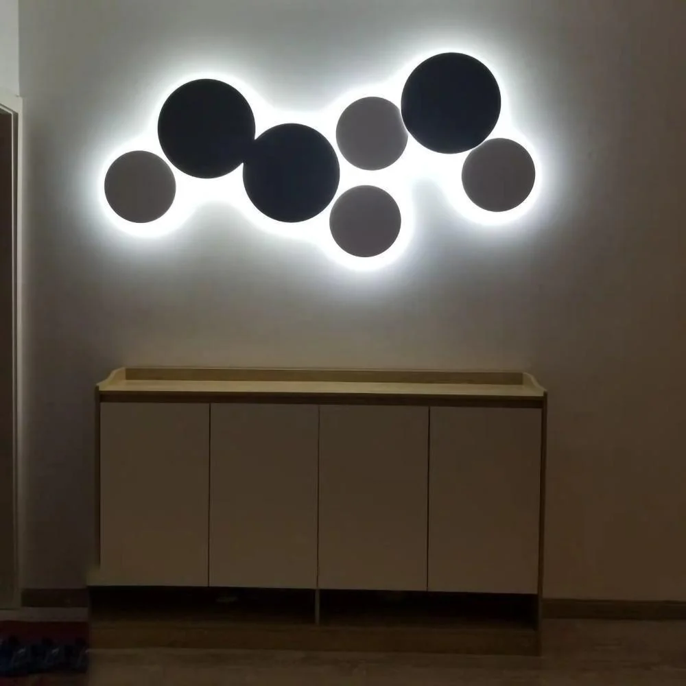 Megan Geometric Disc Wall Lamp - Image 75