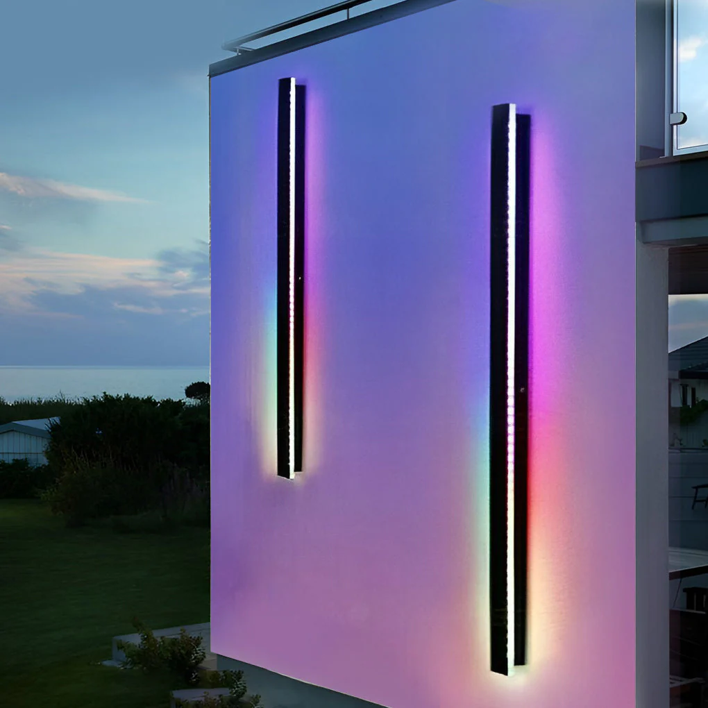 Melin Long LED RGB Linear Outdoor Wall Light - Image 12