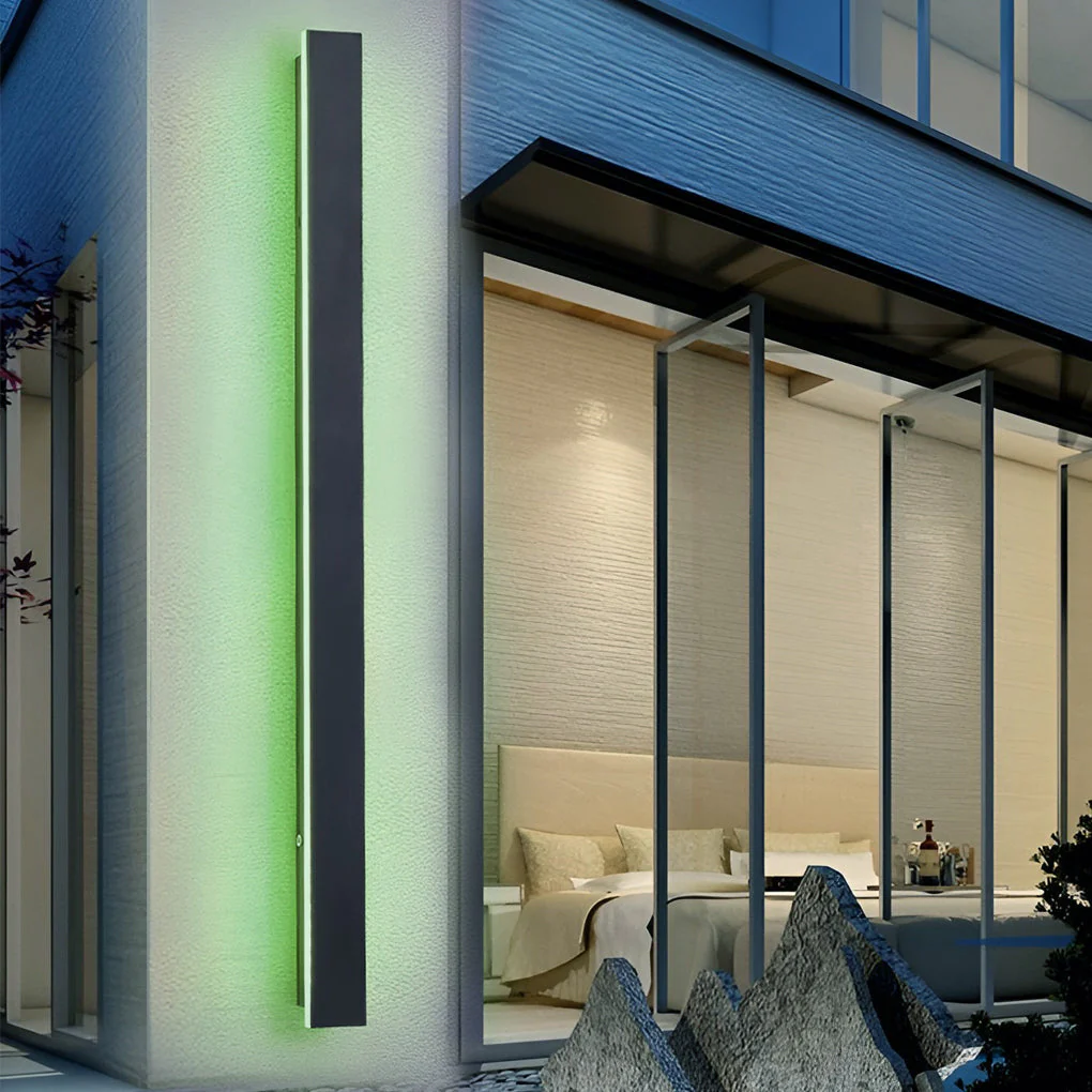 Melin Long LED RGB Linear Outdoor Wall Light - Image 6